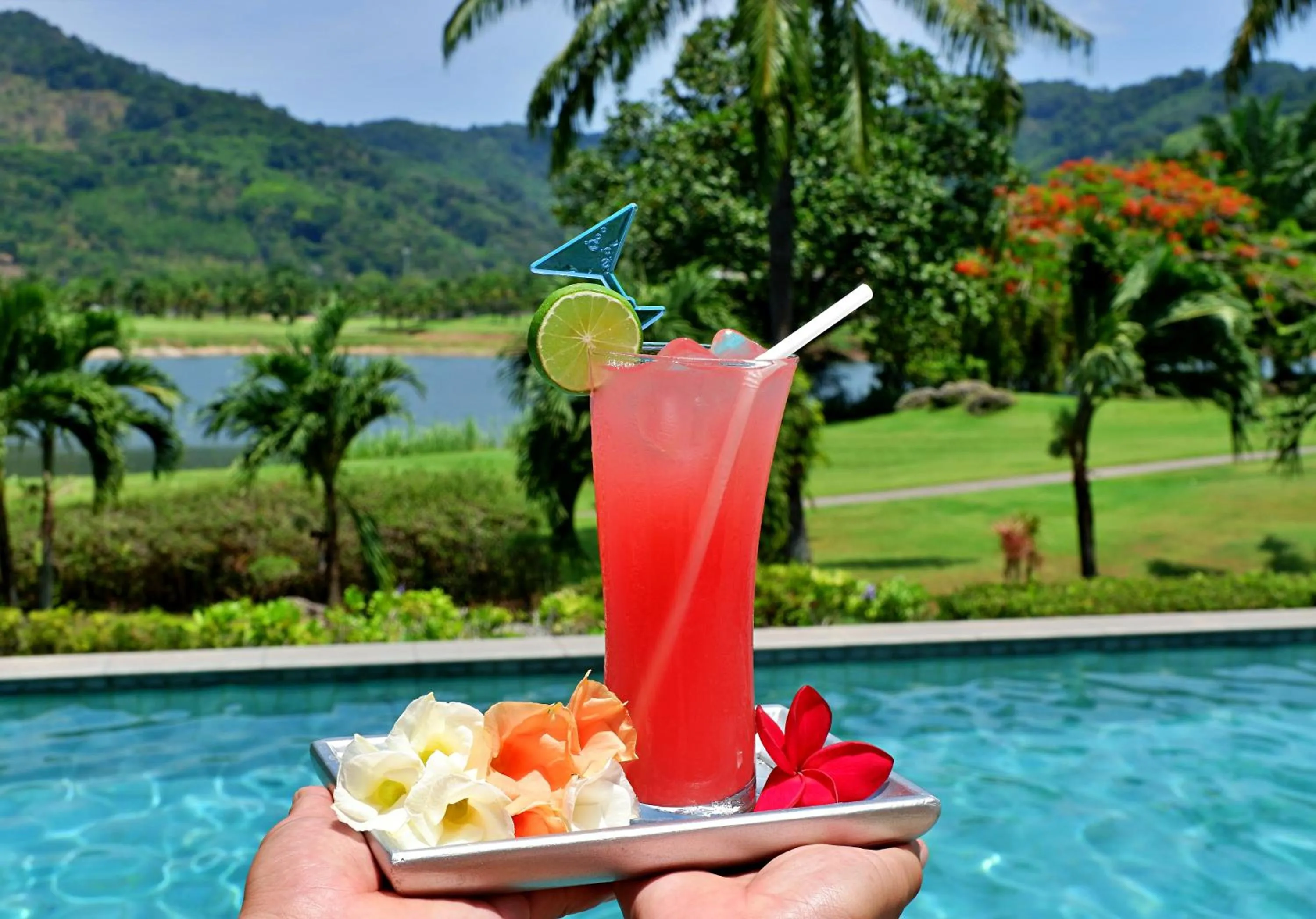 Swimming pool in Tinidee Golf Resort Phuket