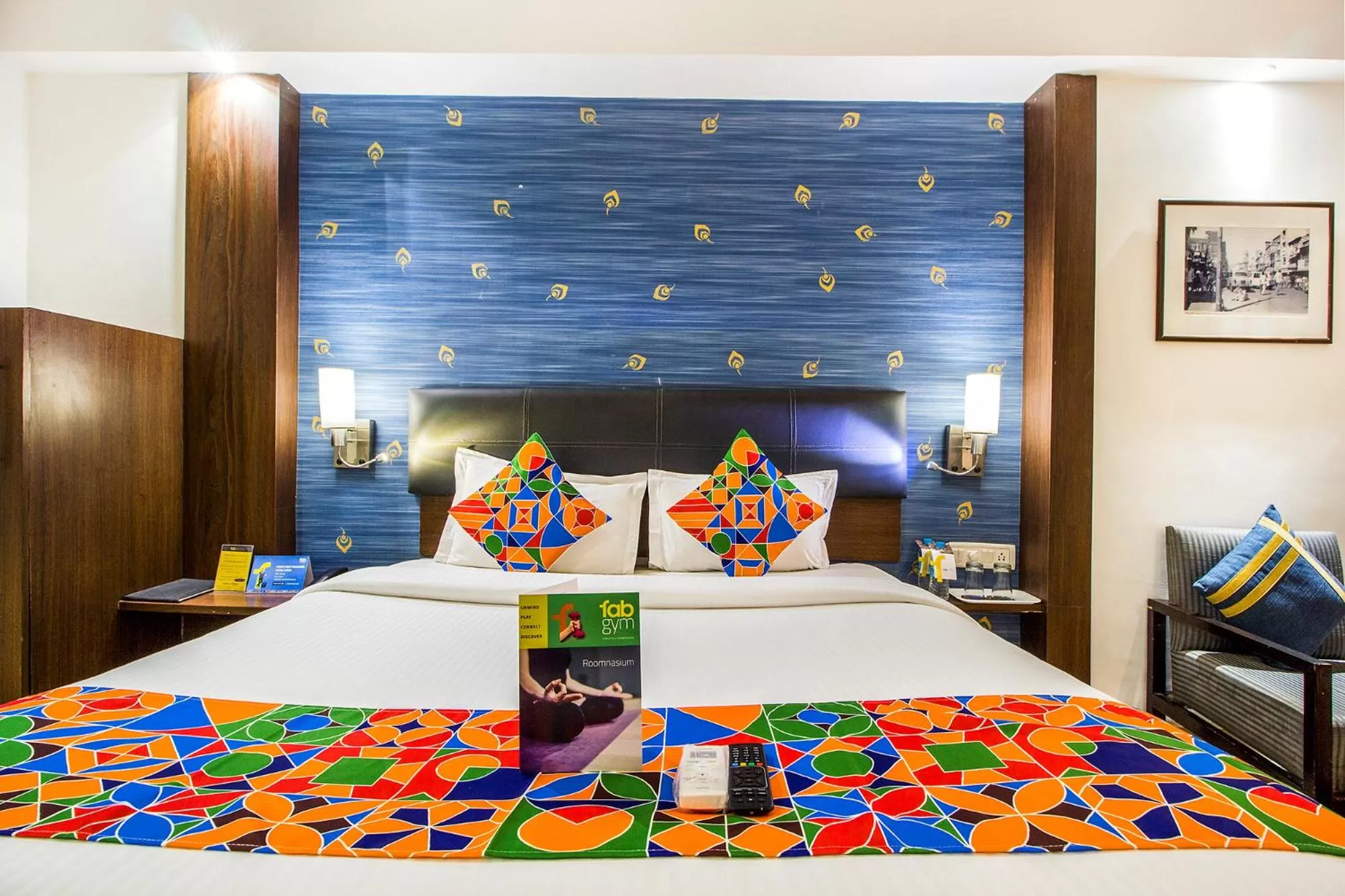 Bedroom, Bed in FabHotel Kalyan