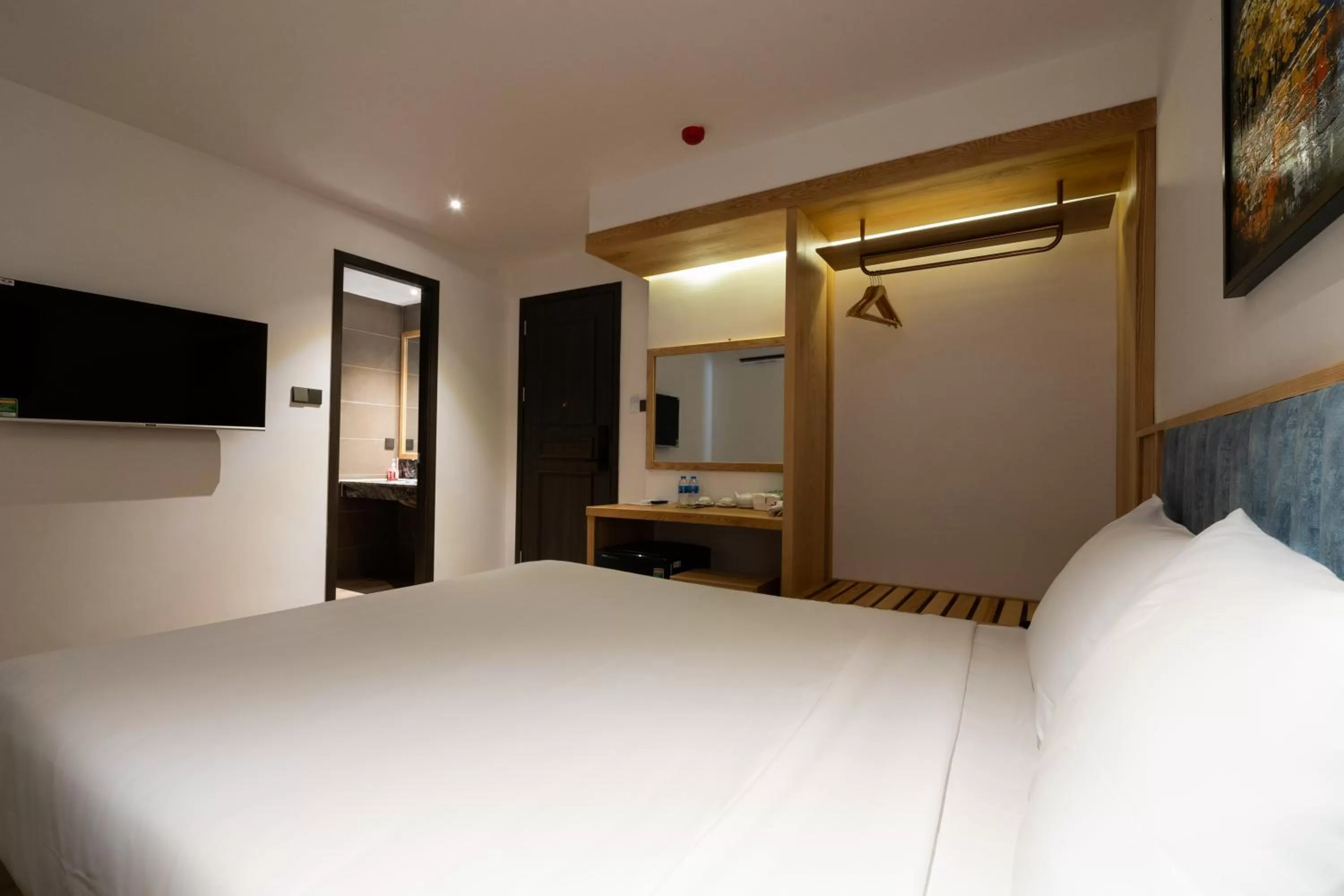 Bed in Haven Hut Hotel