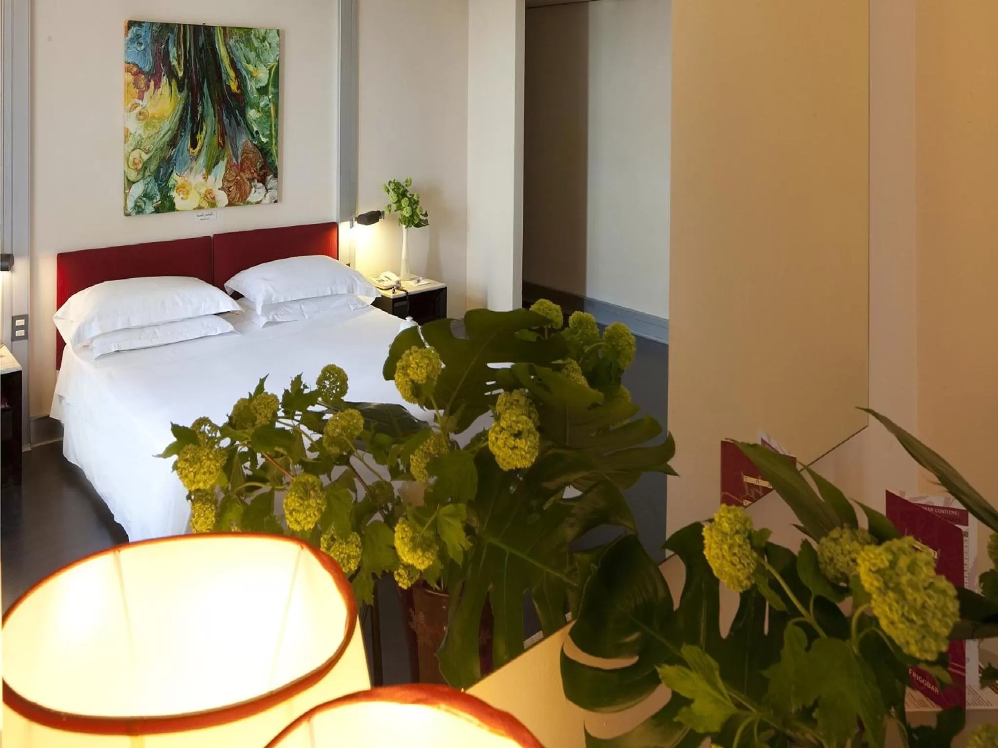 Bed in Art Hotel Museo