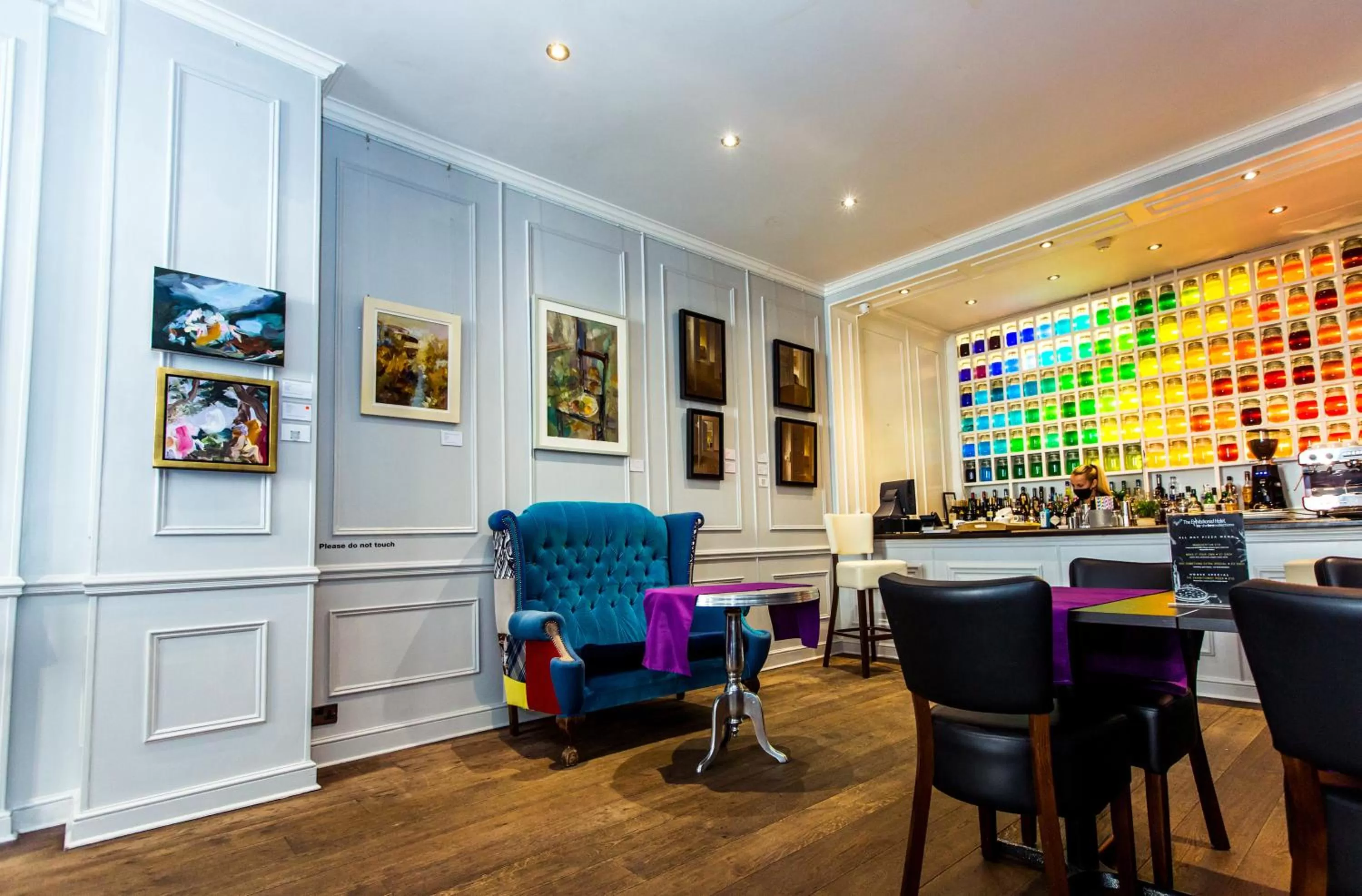 Lobby or reception in The Exhibitionist Hotel