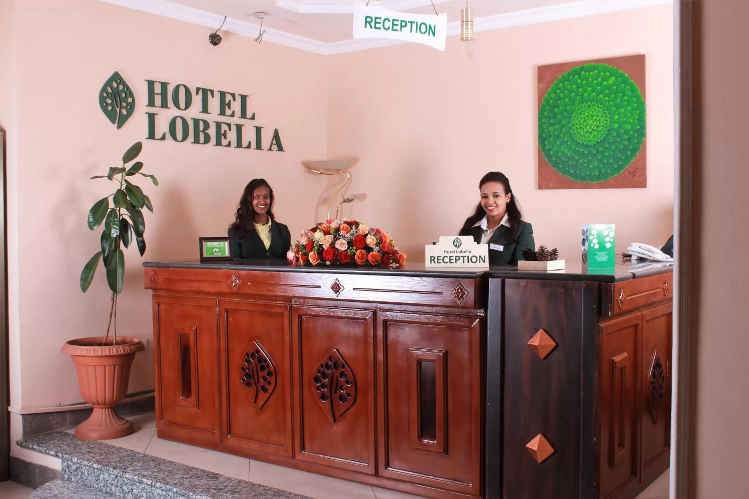 Staff in Hotel Lobelia