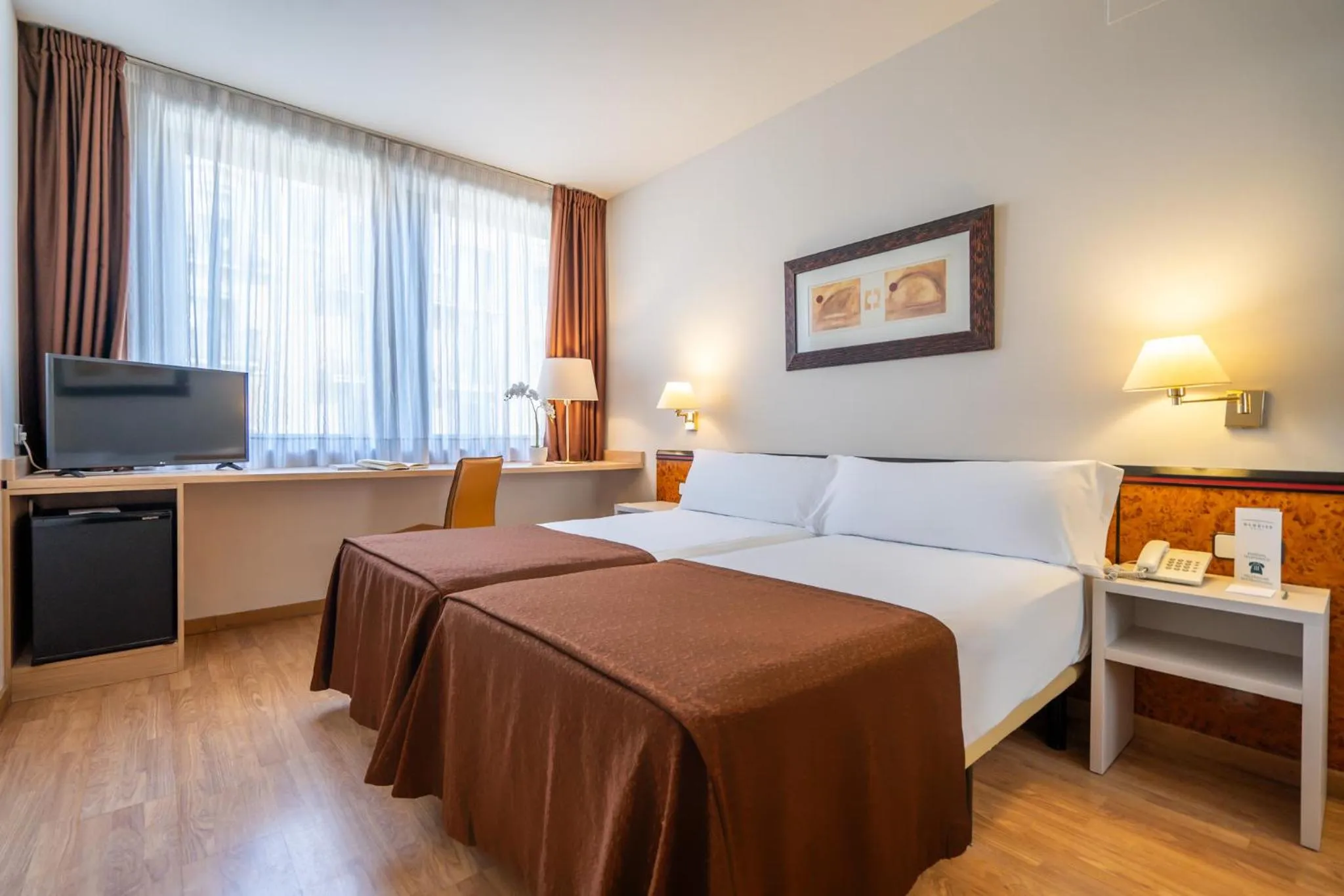 Bed in Hotel Glòries