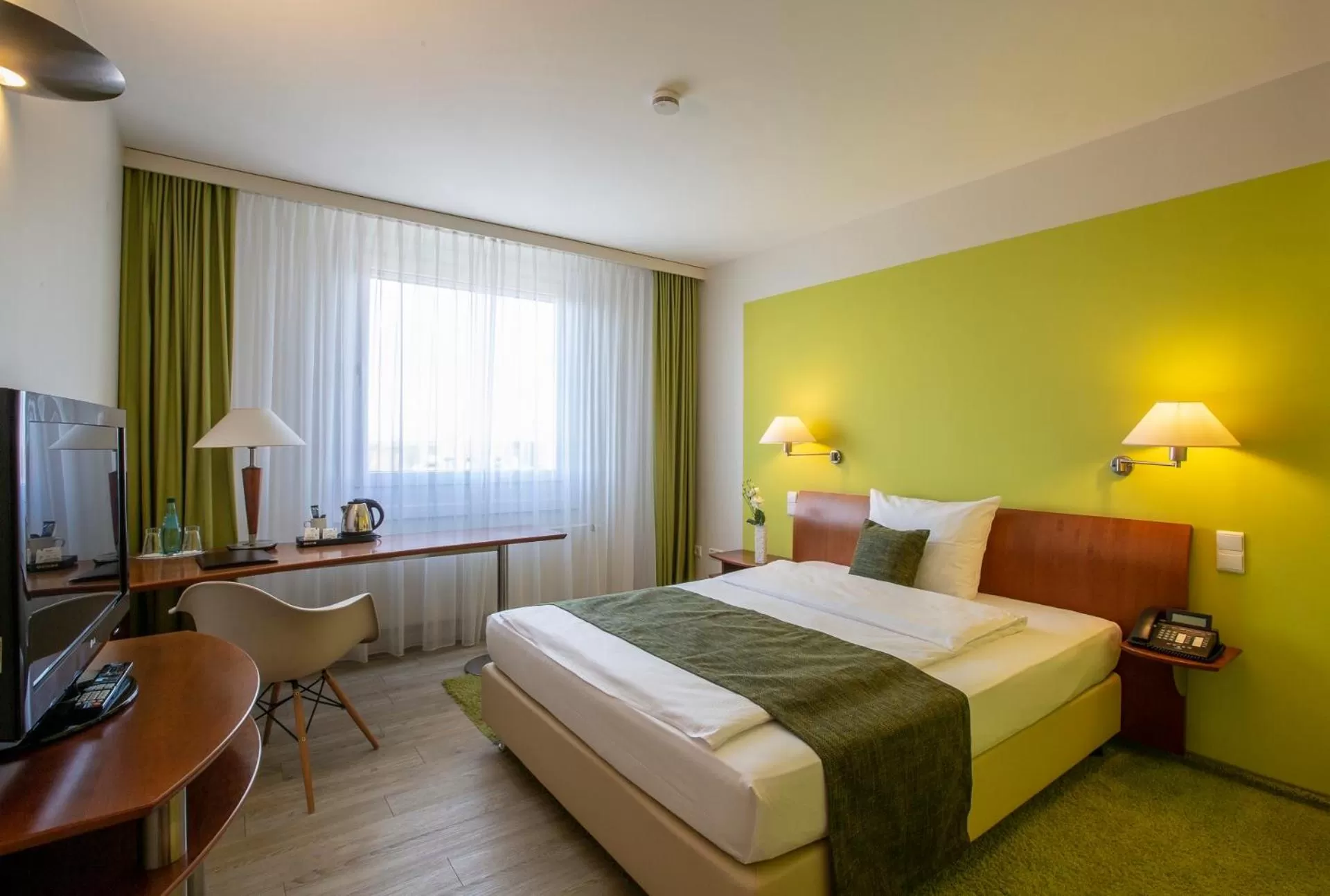 Bed in Globana Airport Hotel