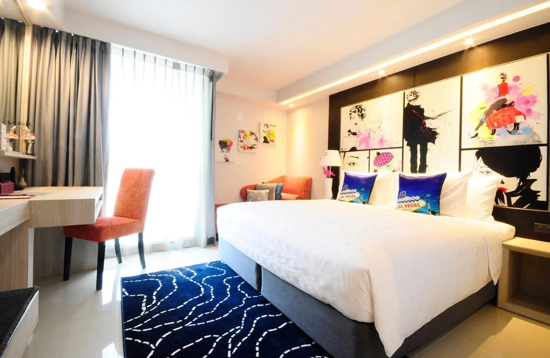 Bed in Hotel Clover Asoke - SHA Extra Plus