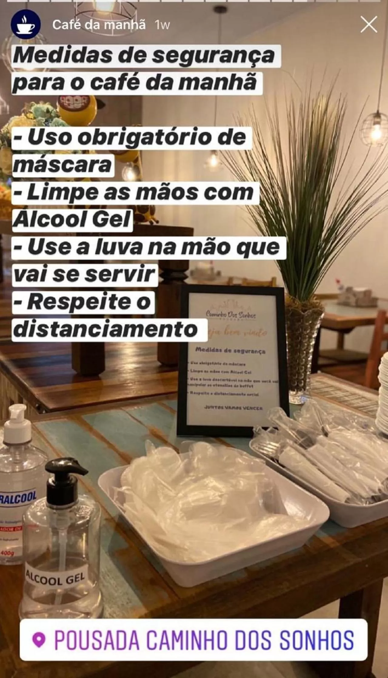 Buffet breakfast in Pousada Caminho Dos Sonhos