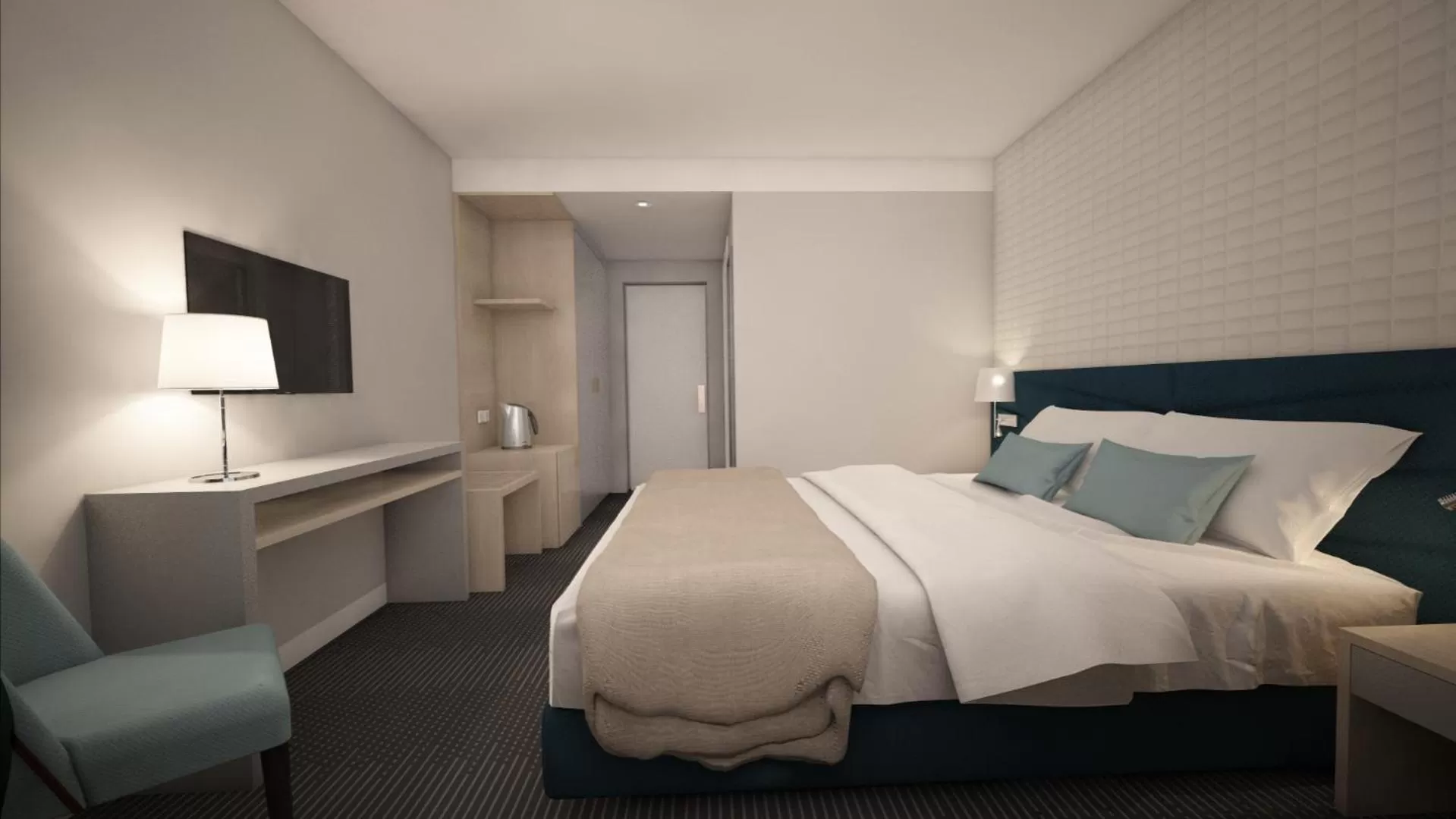 Bed in Masa Hotel 5 de Outubro