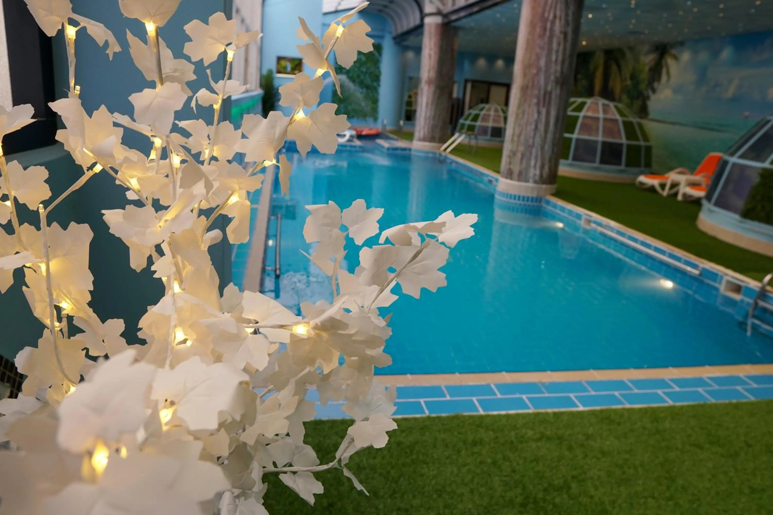 Pool view in Kuwait Palace Hotel