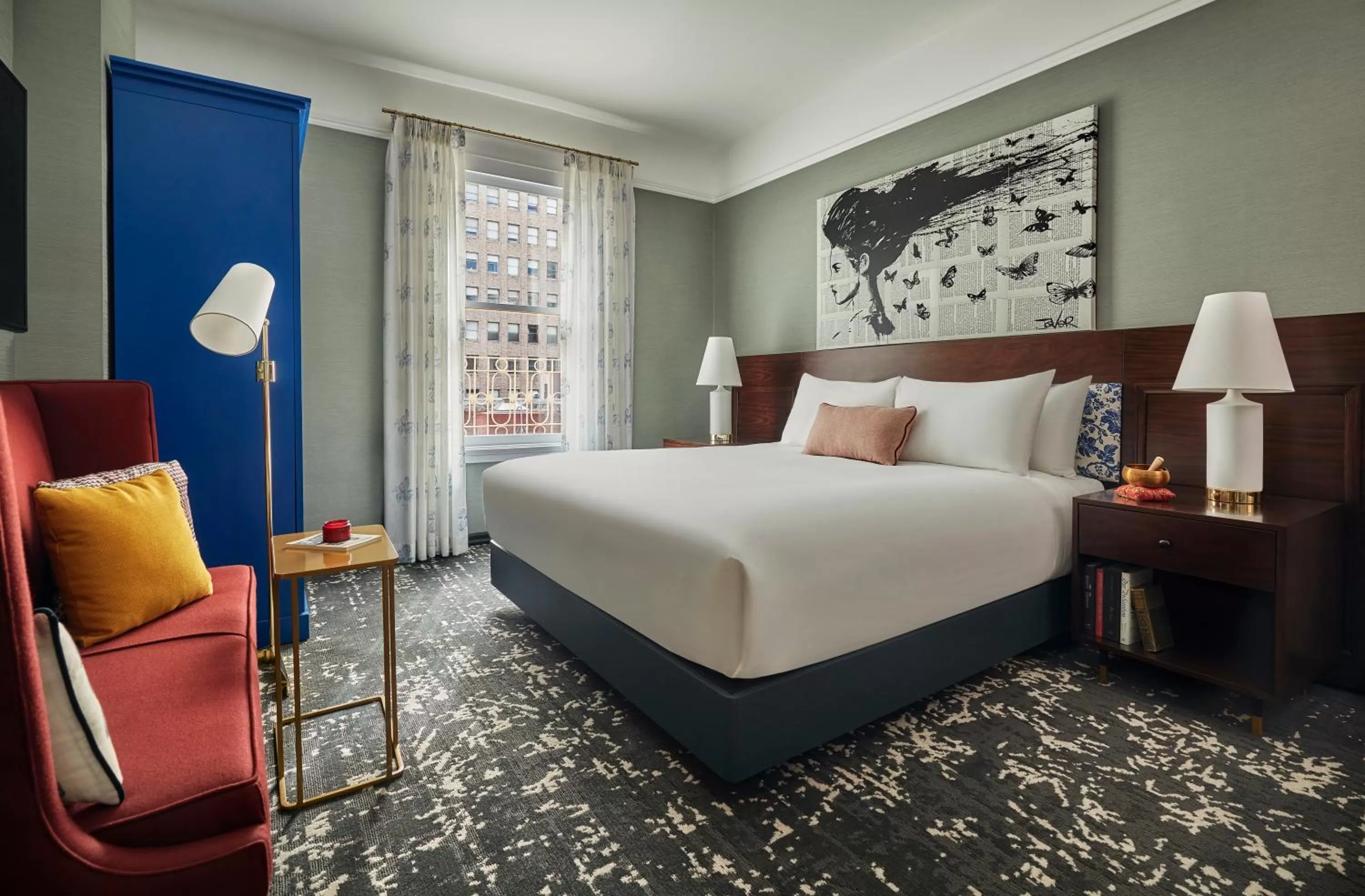 Bed in Hotel Emblem San Francisco