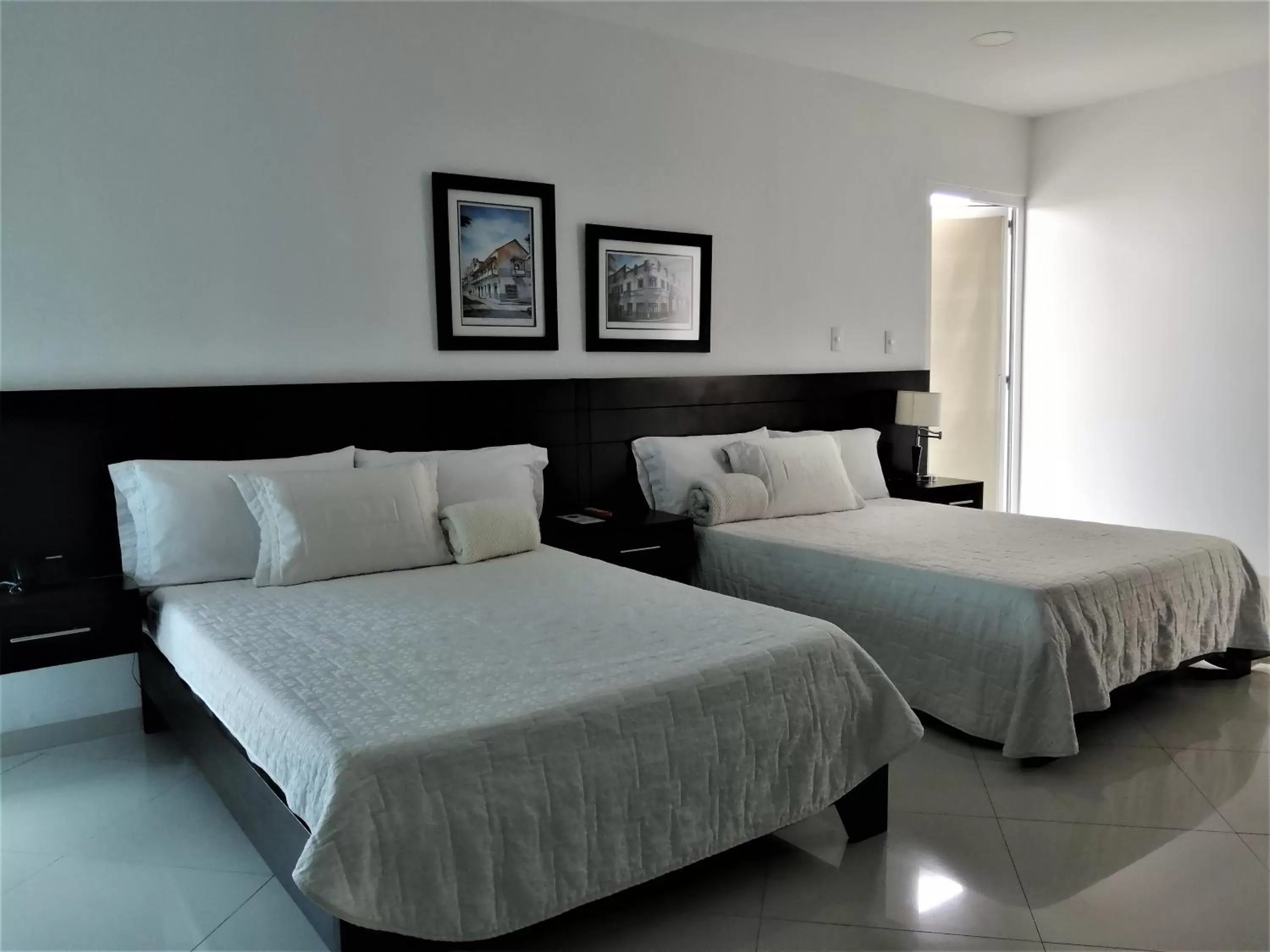 Bed in Hotel Panorama