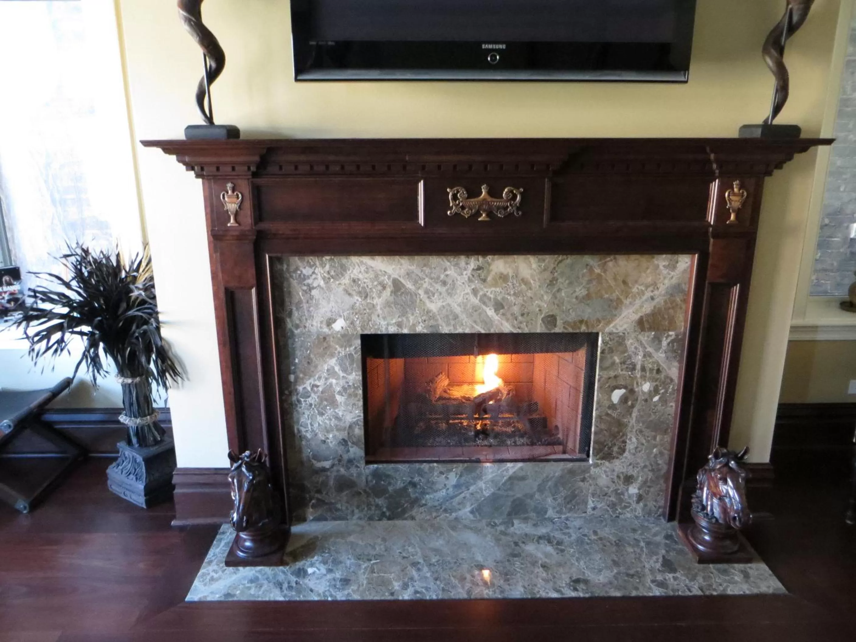 Decorative detail in Villa D' Citta