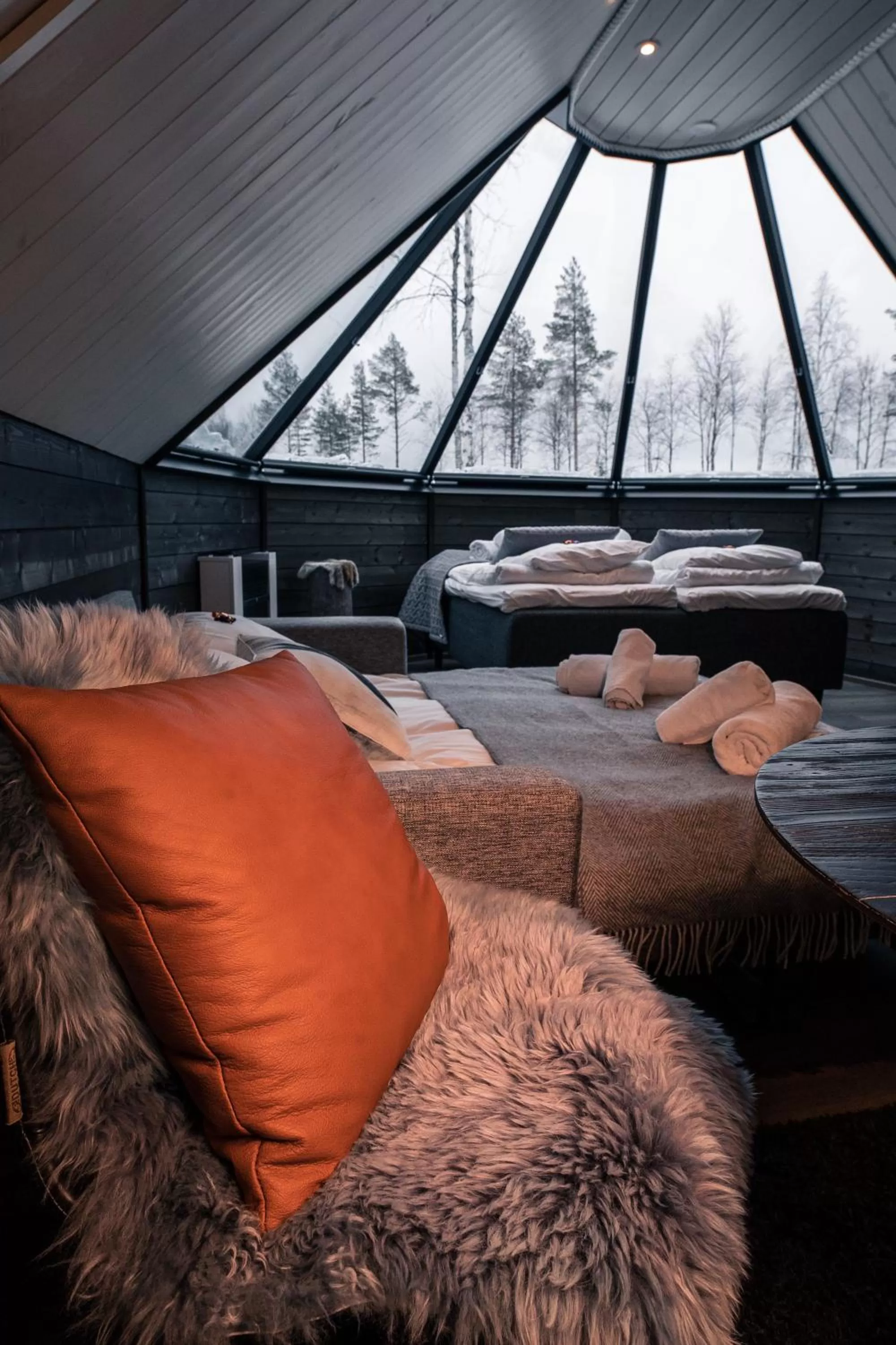 Bed in Apukka Resort