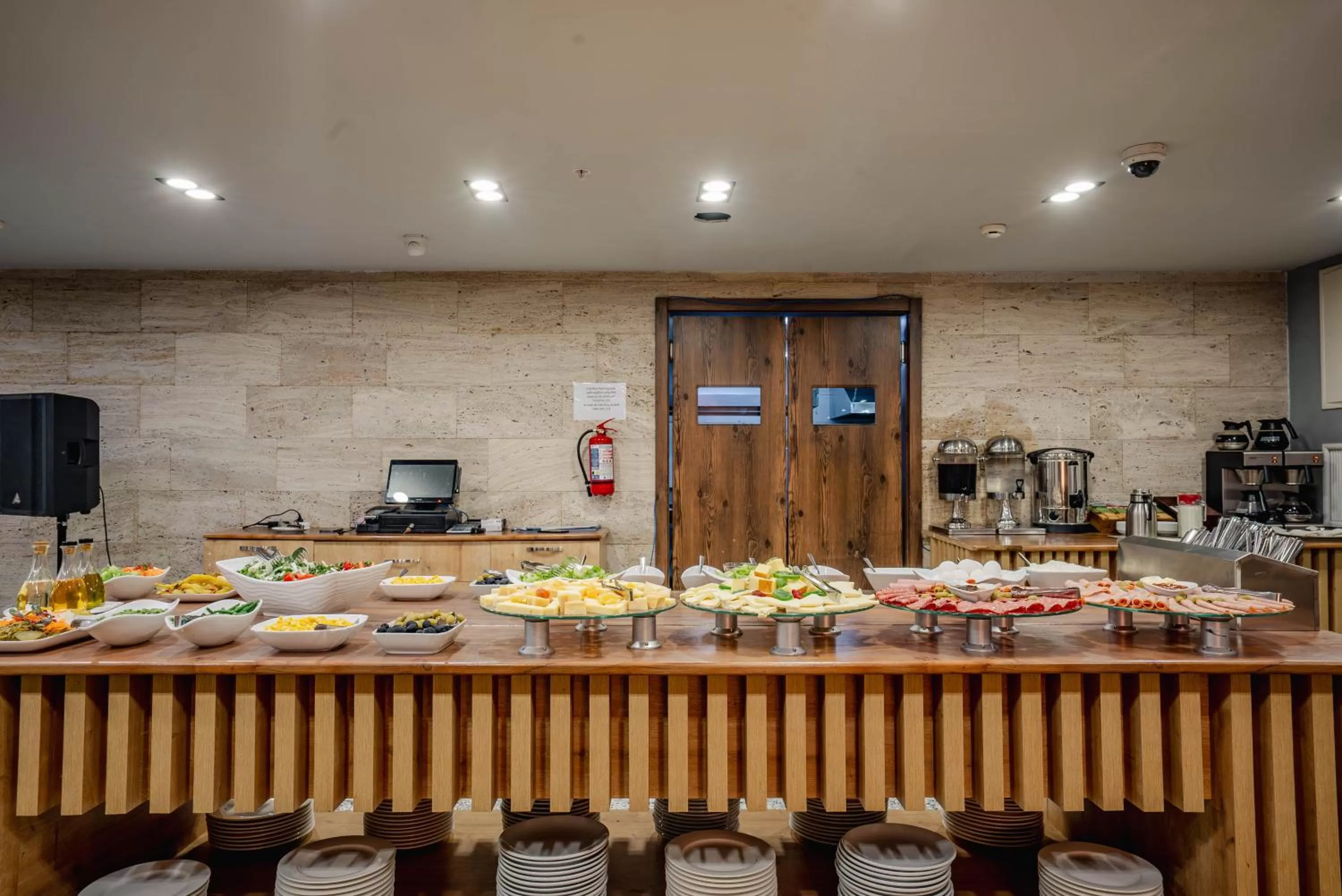 Buffet breakfast in Gudauri Inn