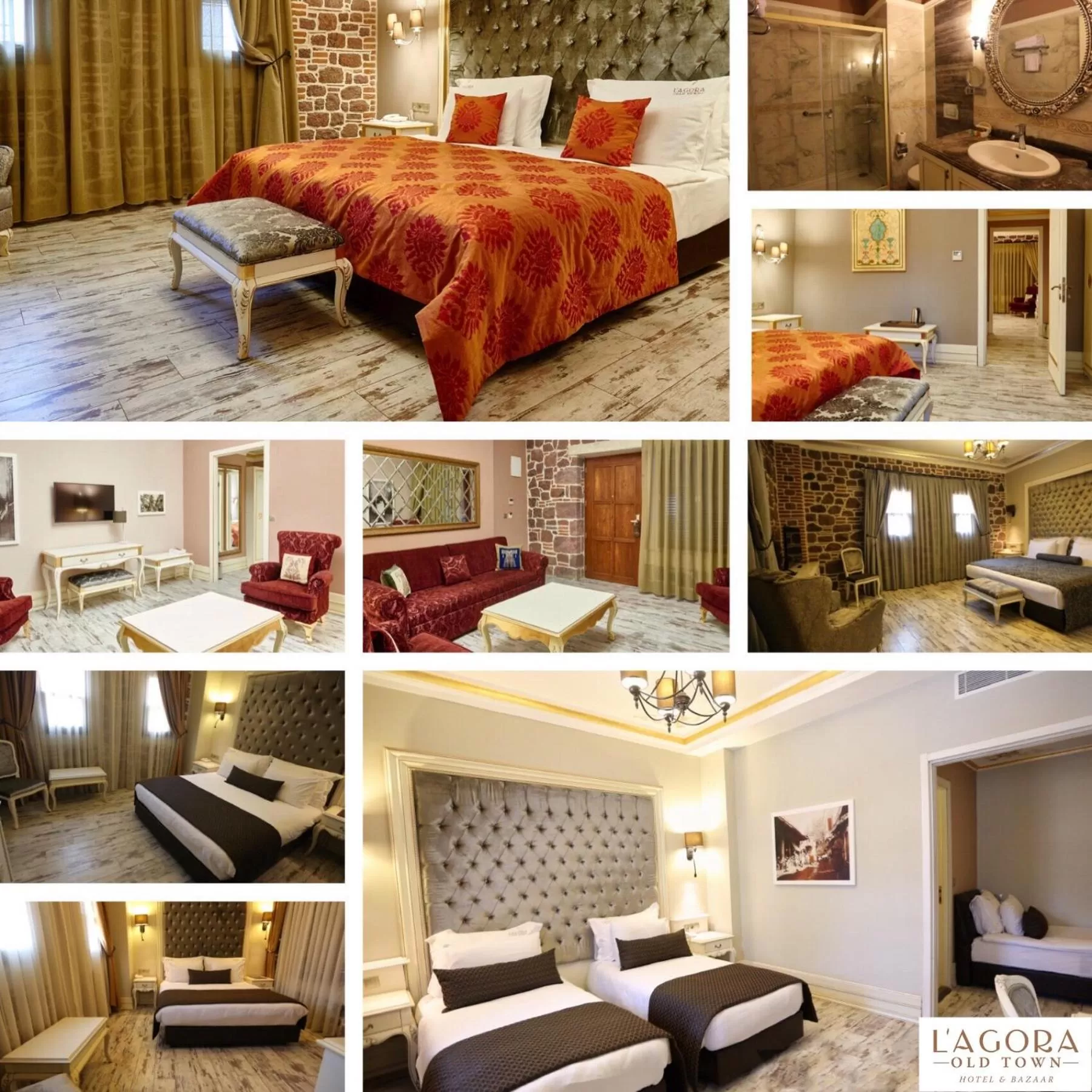 Bed in L'Agora Old Town Hotel & Bazaar