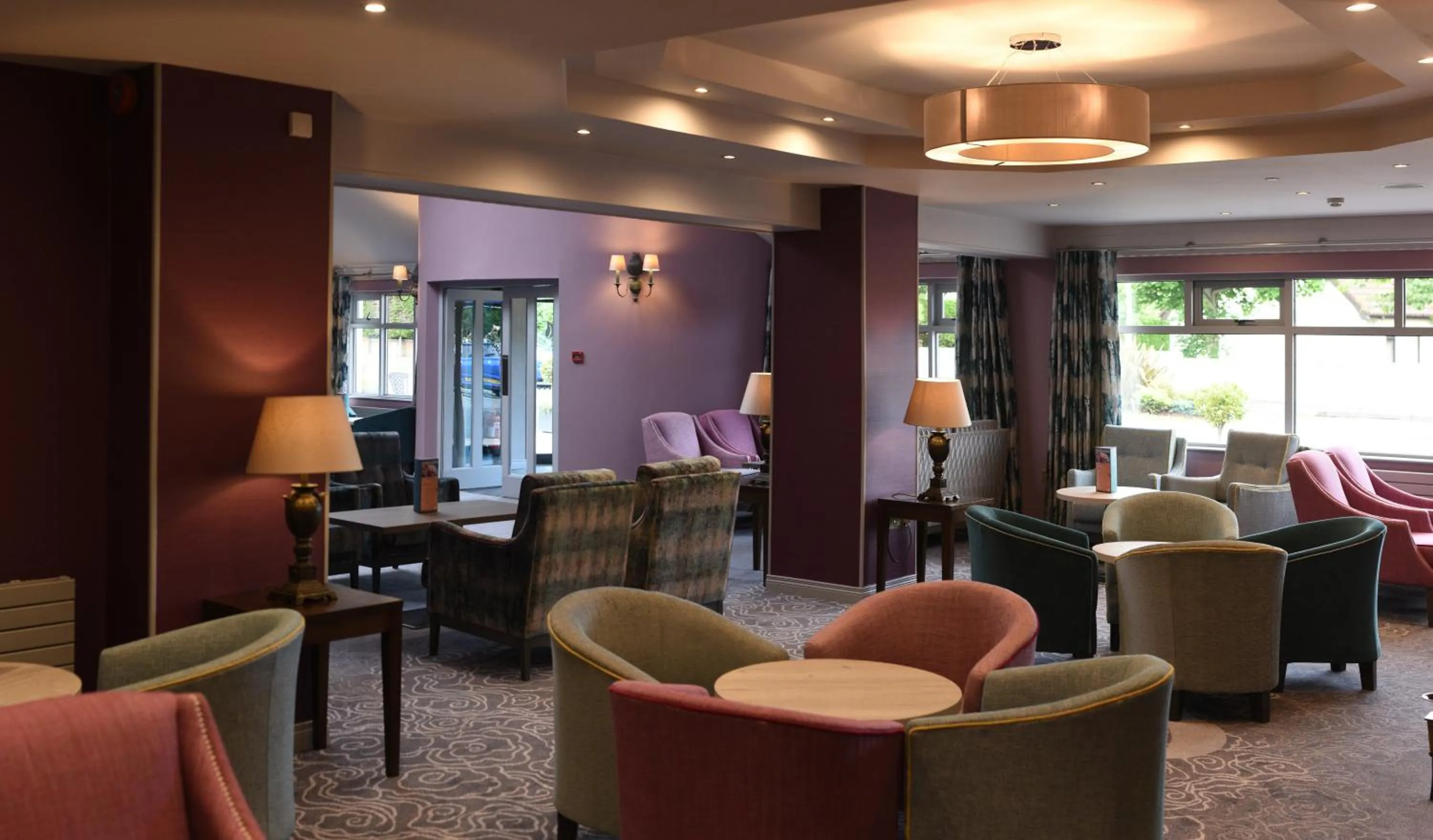 Lobby or reception in The Lodge Hotel