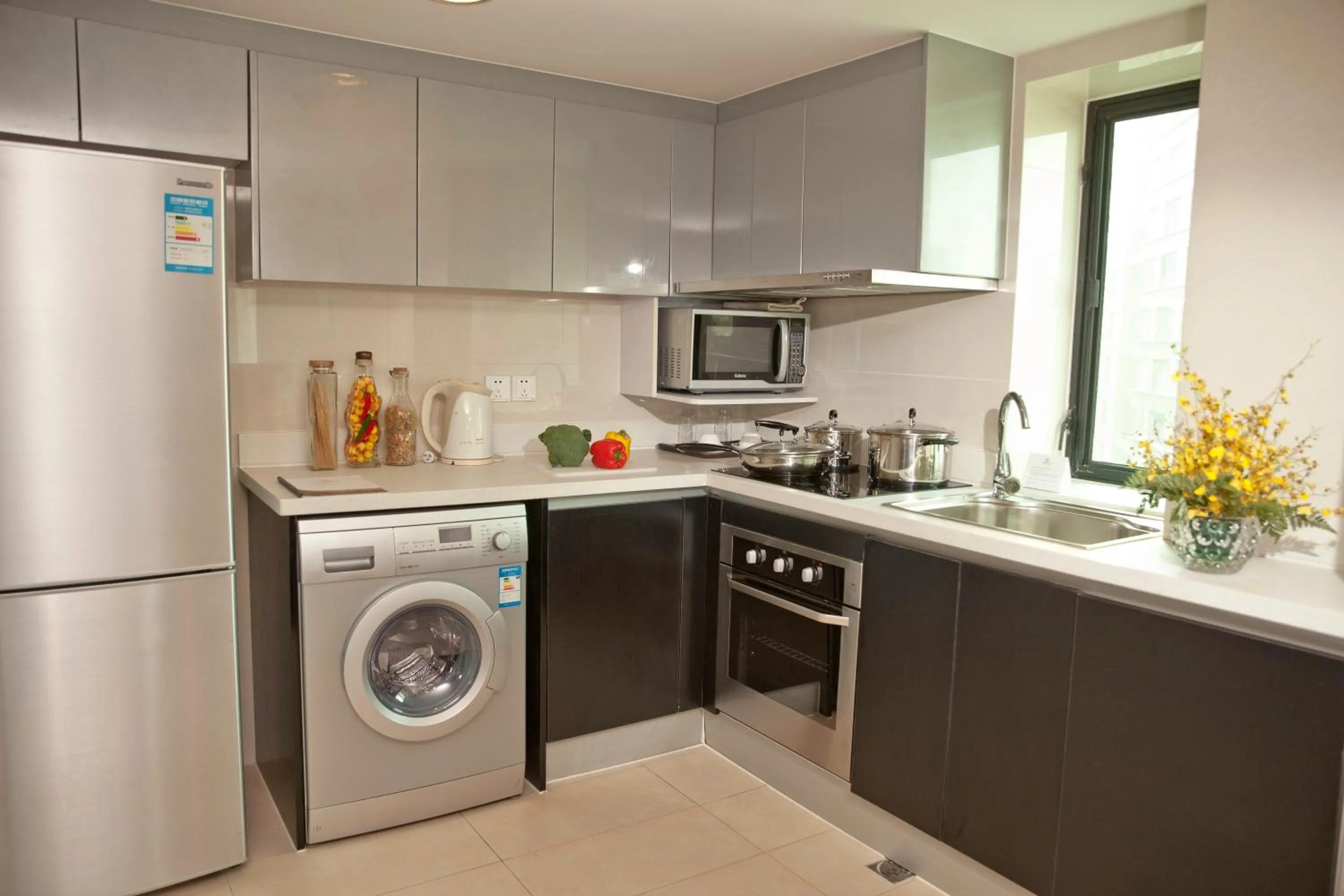 Kitchen or kitchenette in Somerset Olympic Tower Tianjin