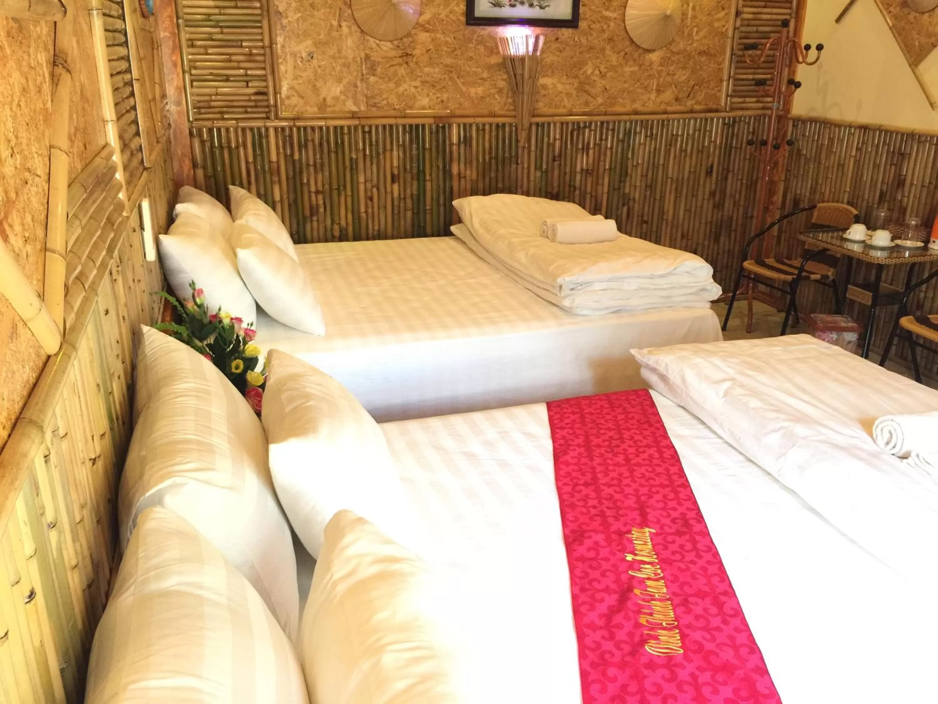 Bed in Tam Coc Vinh Thinh Homestay