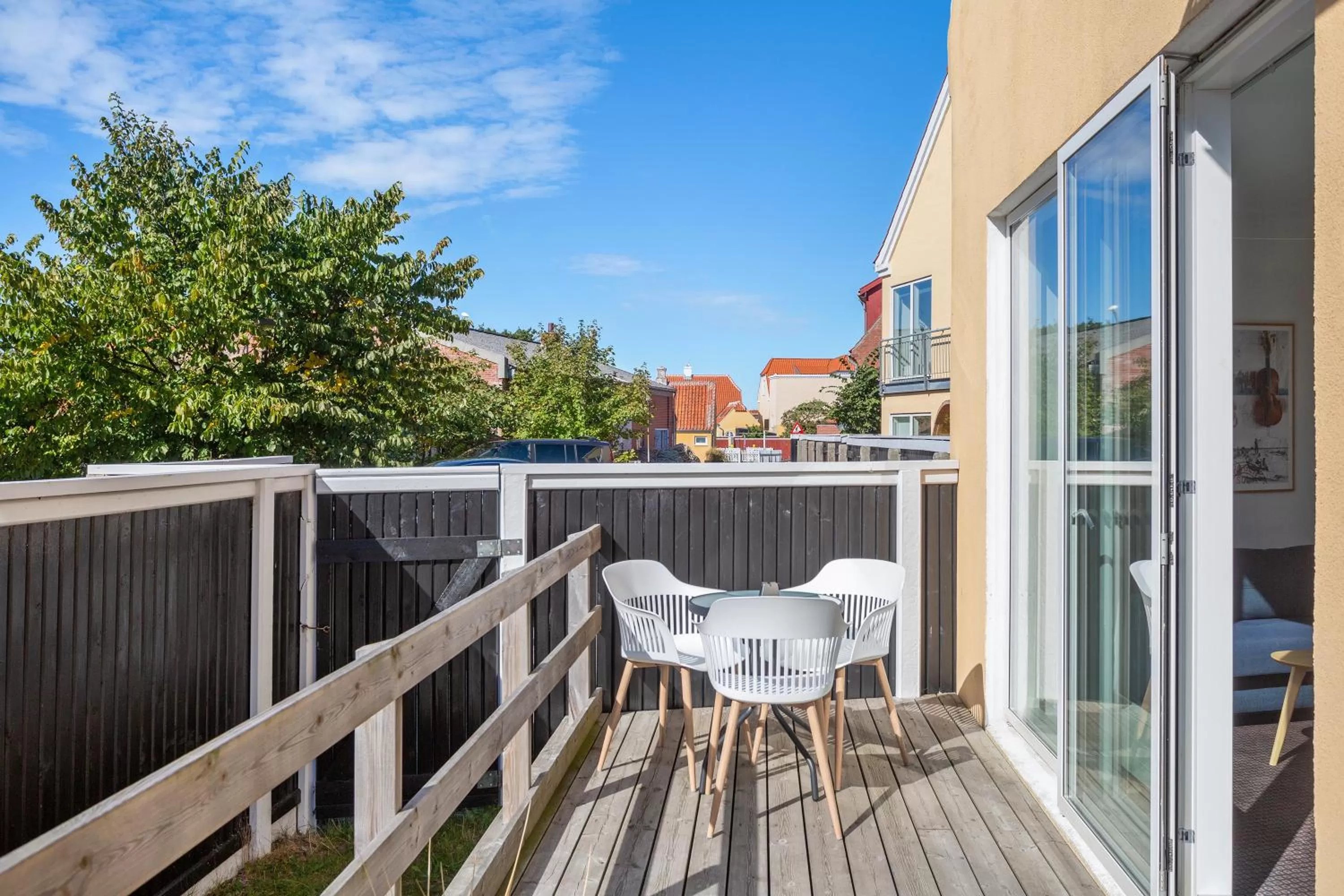 Patio in Skagen Harbour Hotel