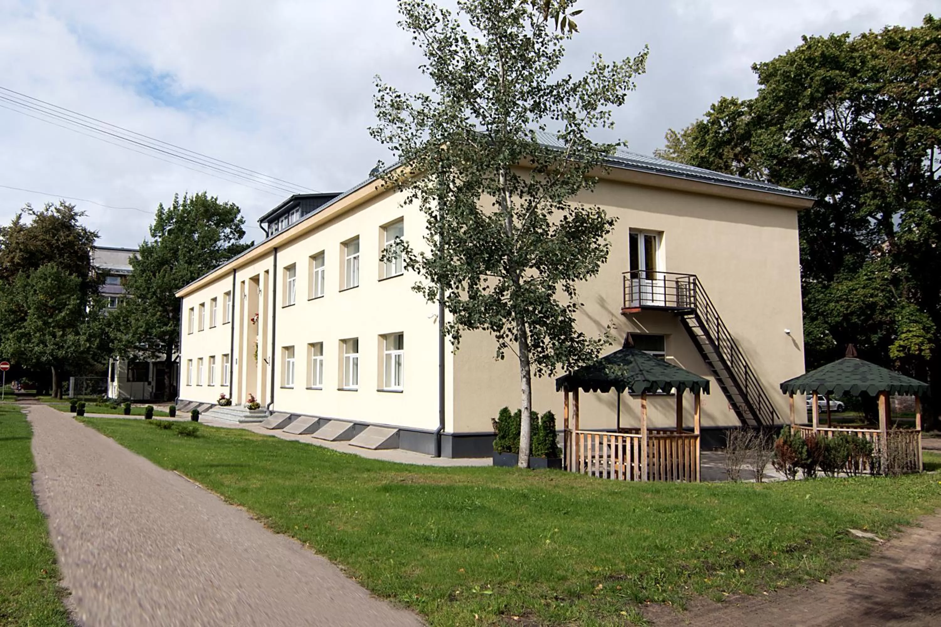 Property building in Happy Hotel