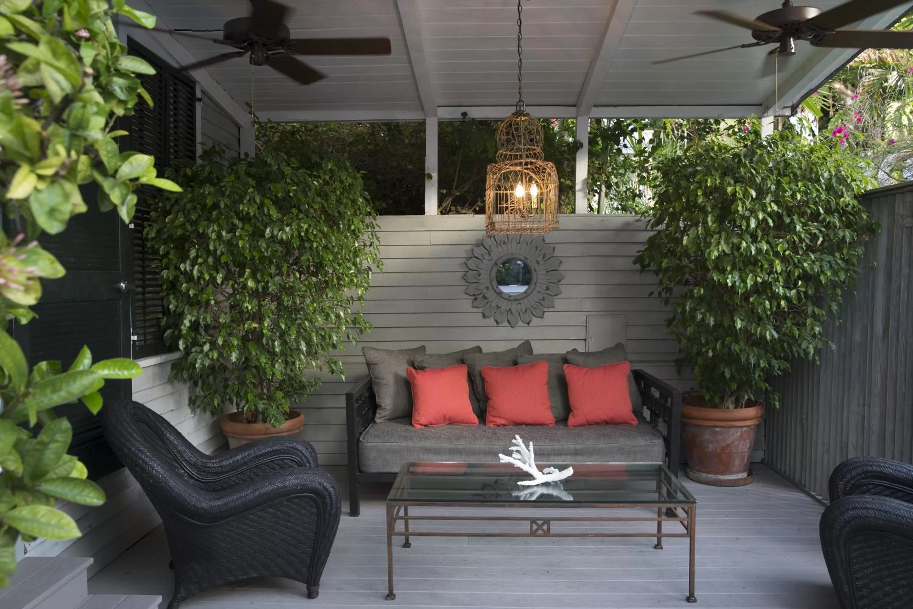 Balcony/Terrace in Simonton Court Historic Inn & Cottages