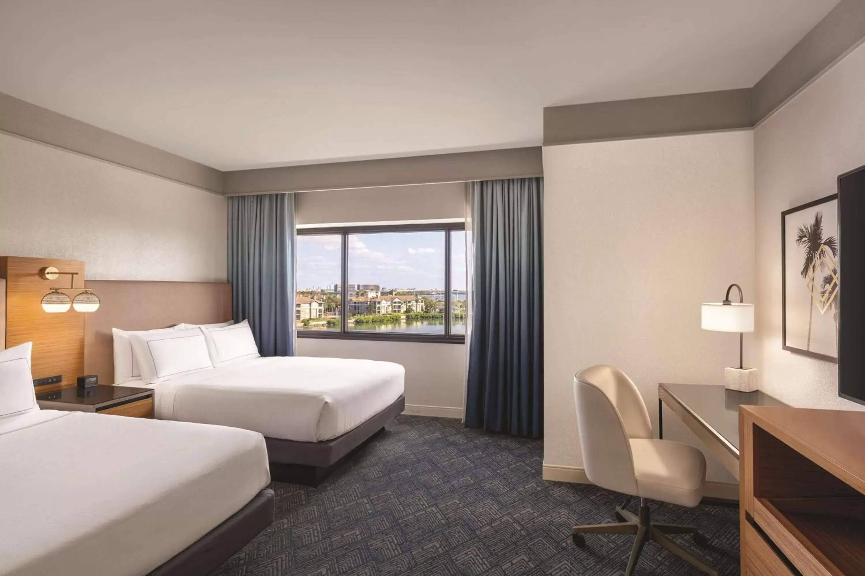 Queen Room with Two Queen Beds in DoubleTree by Hilton Tampa Rocky Point Waterfront Queen Room with Two Queen Beds in DoubleTree by Hilton Tampa Rocky Point Waterfront