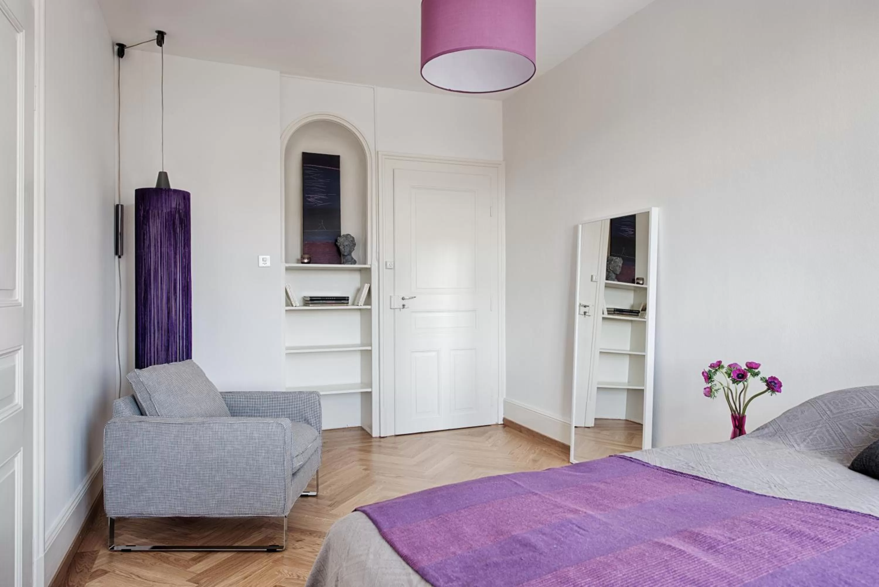 Bed, Seating Area in Am Pavillon, Bed&Kitchen