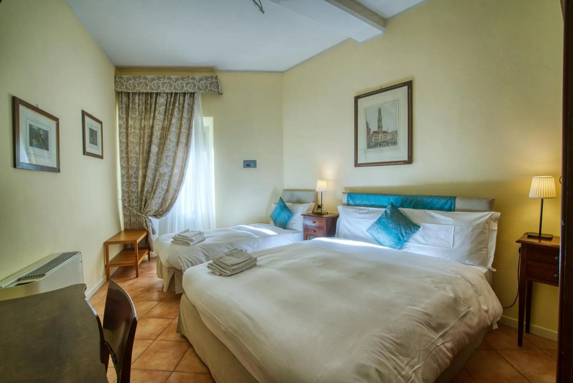 Photo of the whole room, Bed in Albergo Orologio