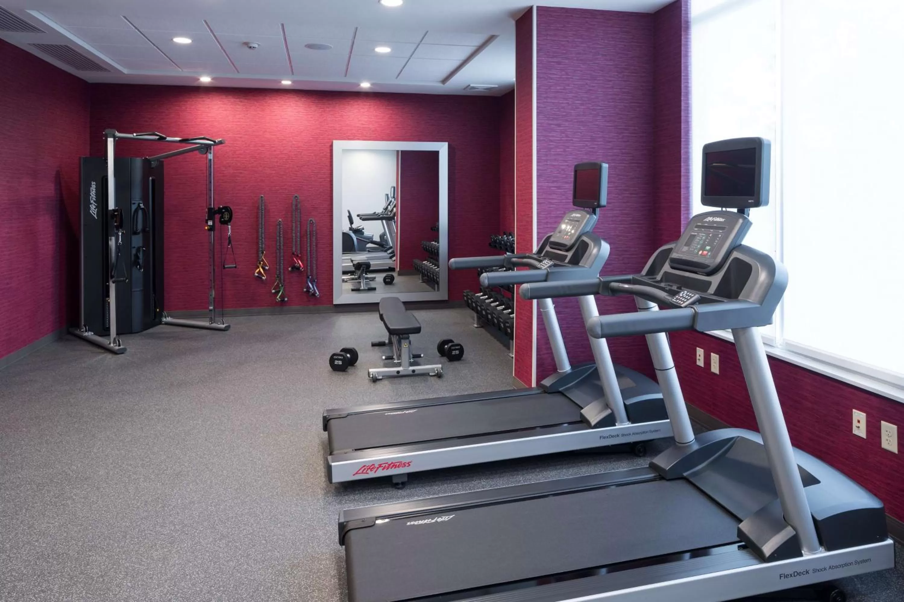 Fitness centre/facilities in Home2 Suites by Hilton Fort Worth Cultural District
