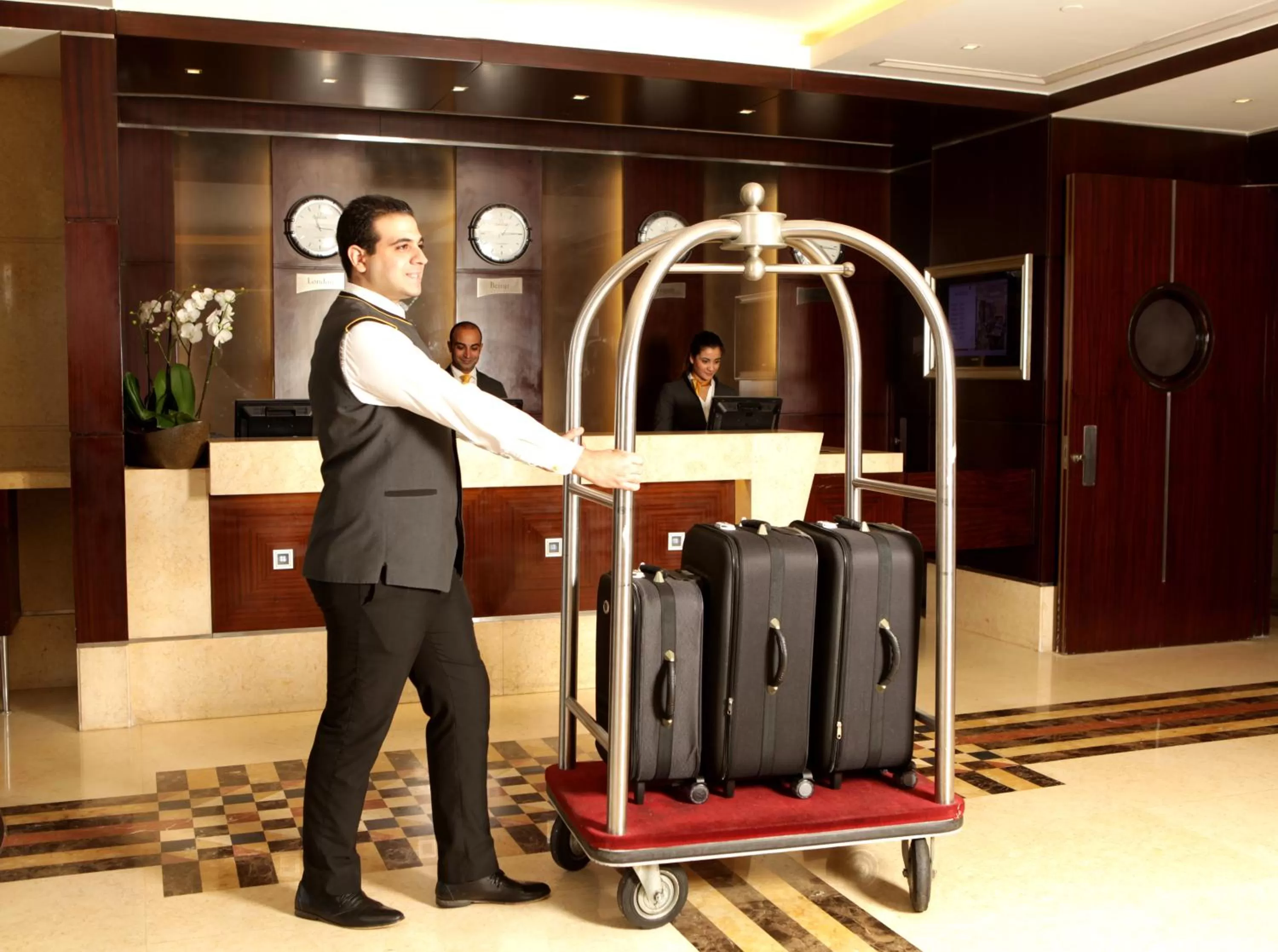 Lobby or reception in Raouche Arjaan by Rotana