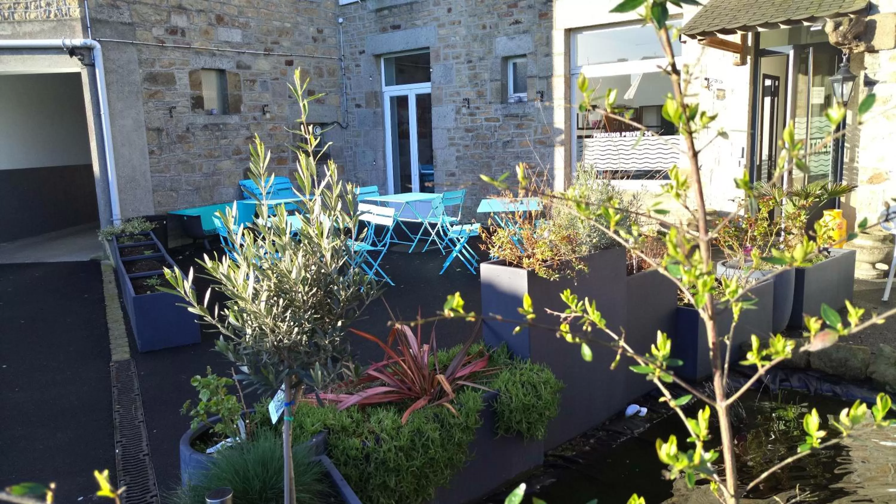 Patio in Hôtel Patton