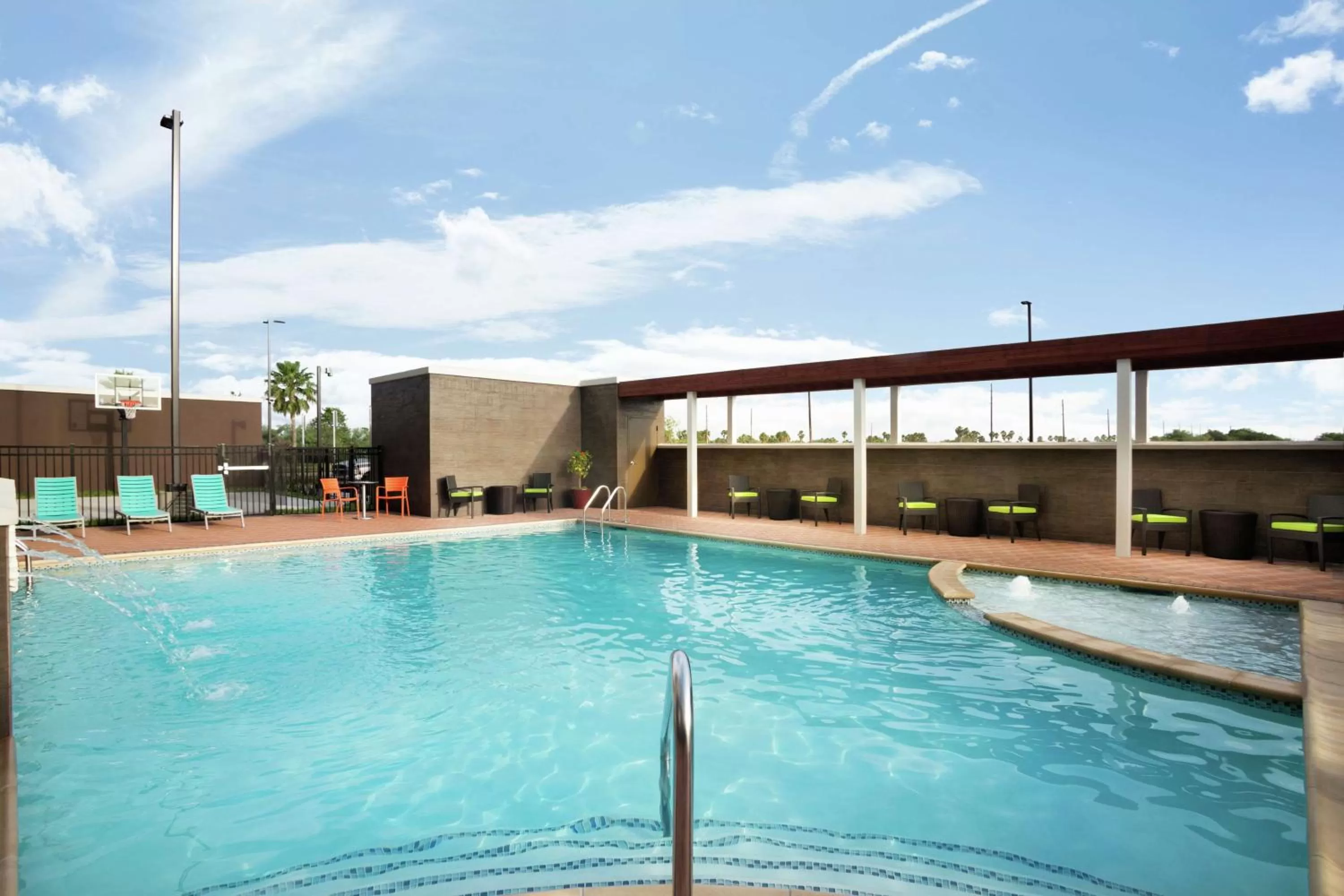 Pool view in Home2 Suites By Hilton McAllen