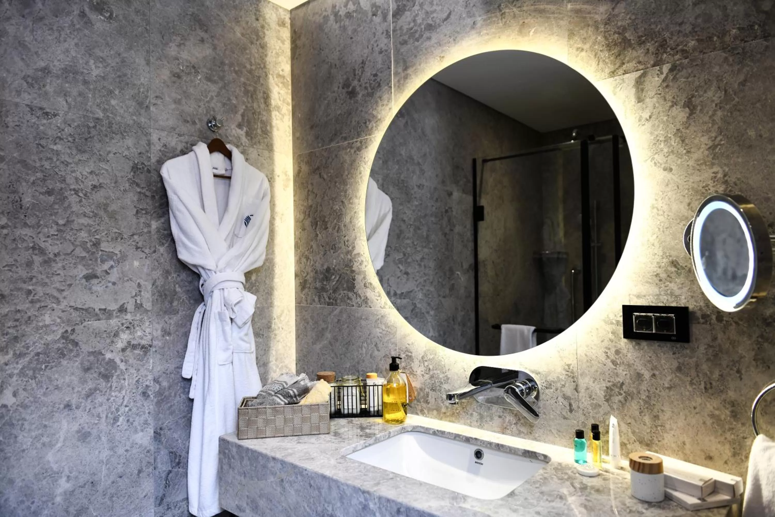 Bathroom in WestSide Residences by Rotana