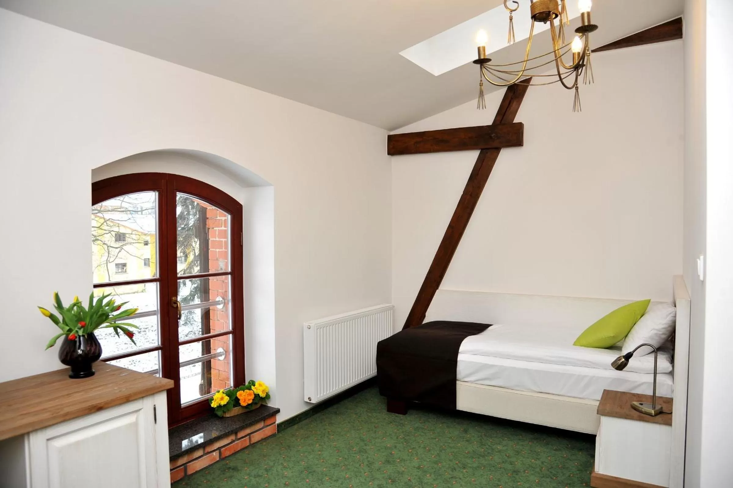 Photo of the whole room, Bed in Hotel Sandro Silver & Spichlerz Antoniny