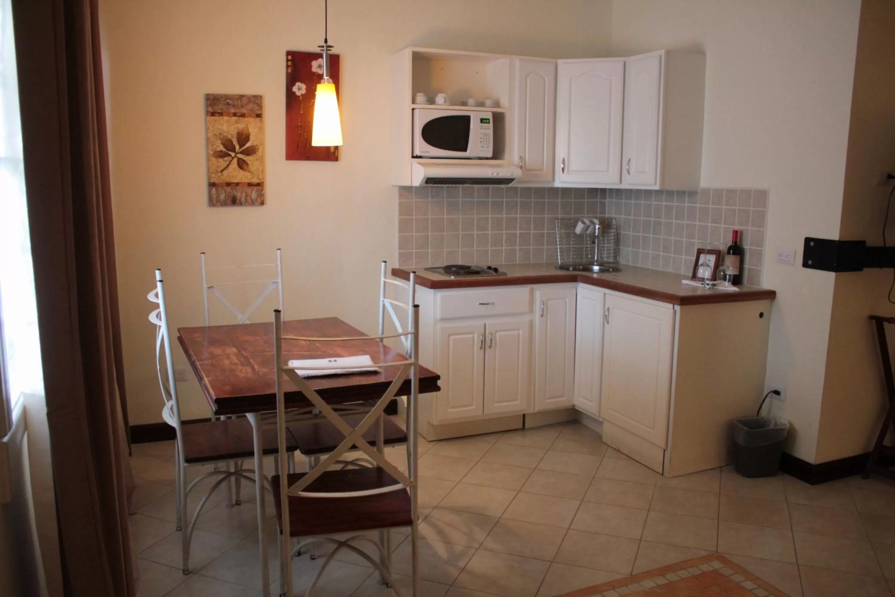 Kitchen or kitchenette in Hotel Luisiana