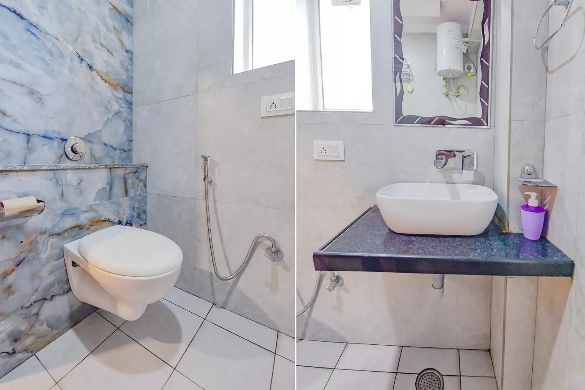 Bathroom in FabHotel JBS Heritage