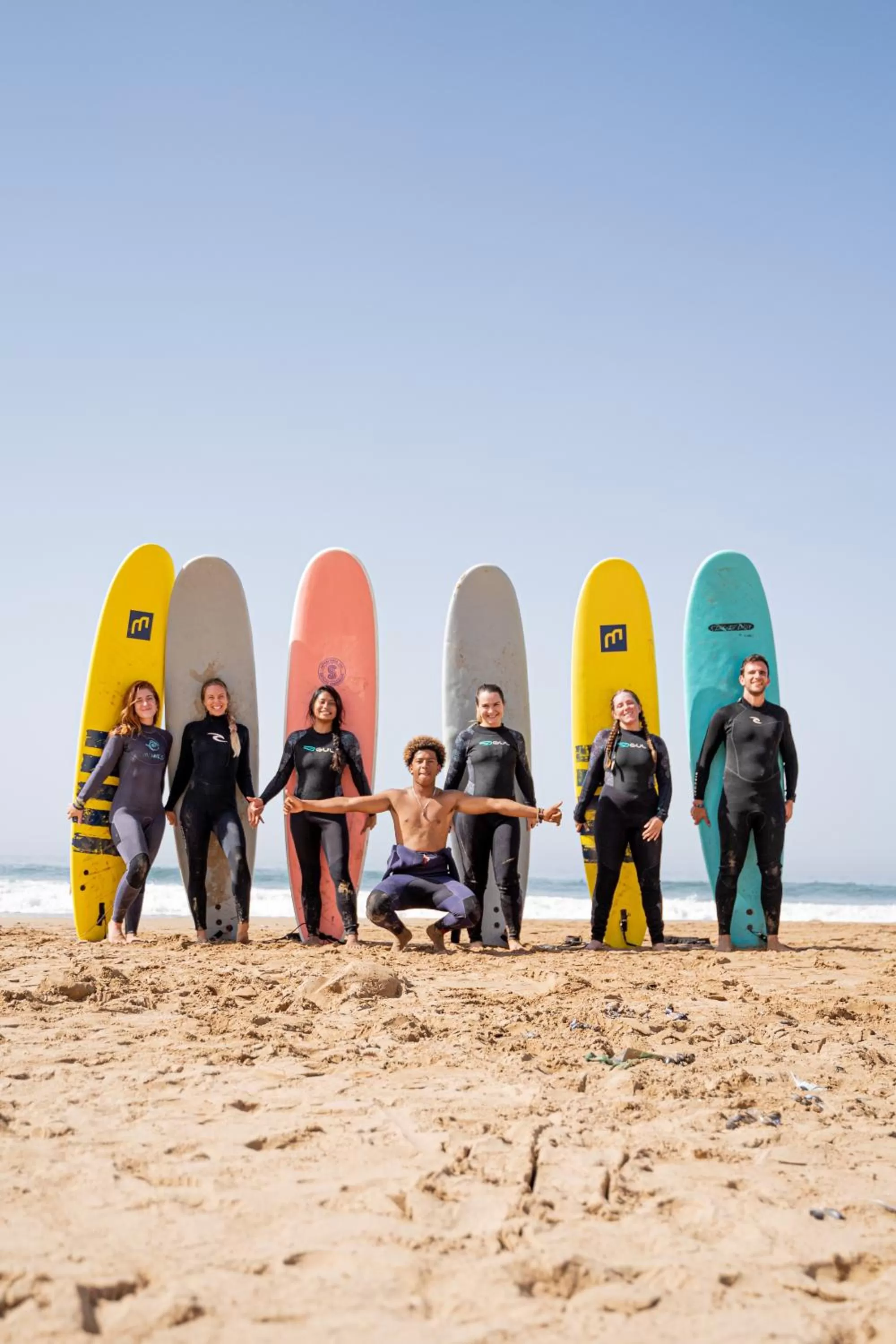 Beach in Amayour Surf Hostel