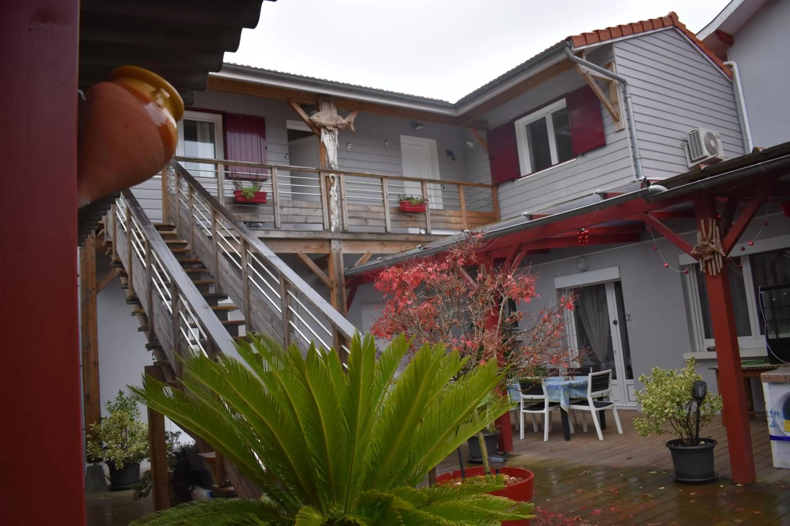 Patio, Property Building in Chez Augustin