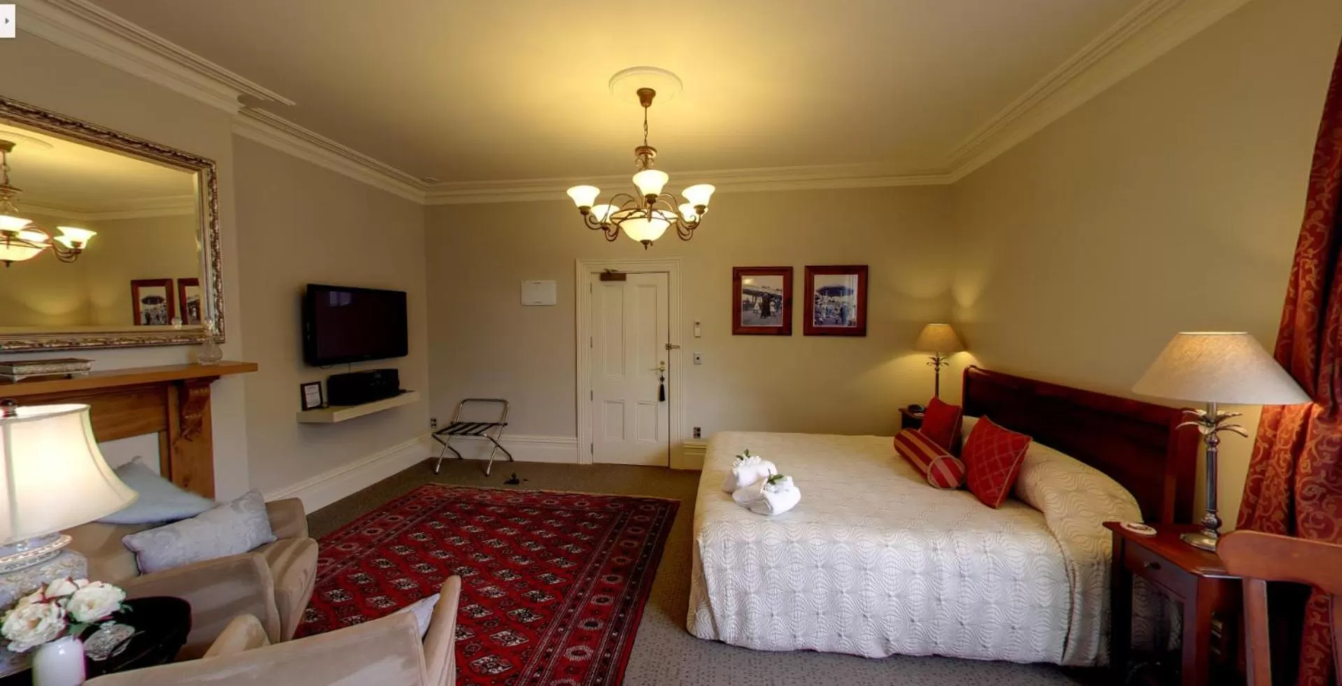 Bed in Merivale Manor