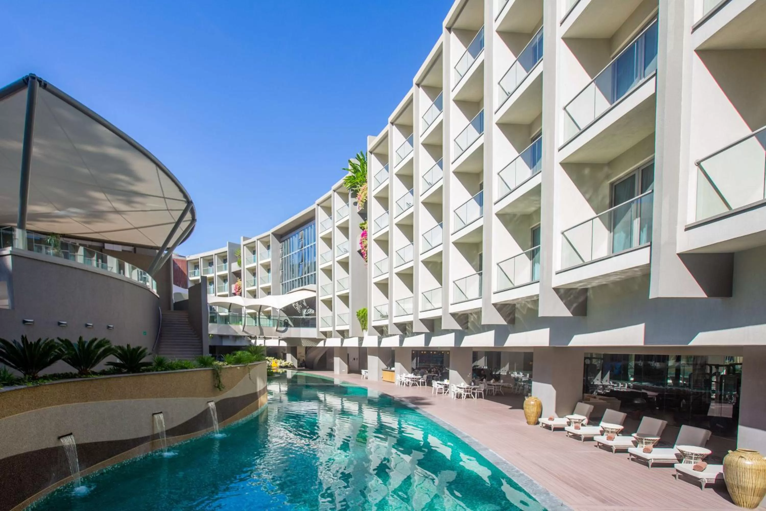Pool view in Radisson Blu Hotel & Residence Nairobi Arboretum