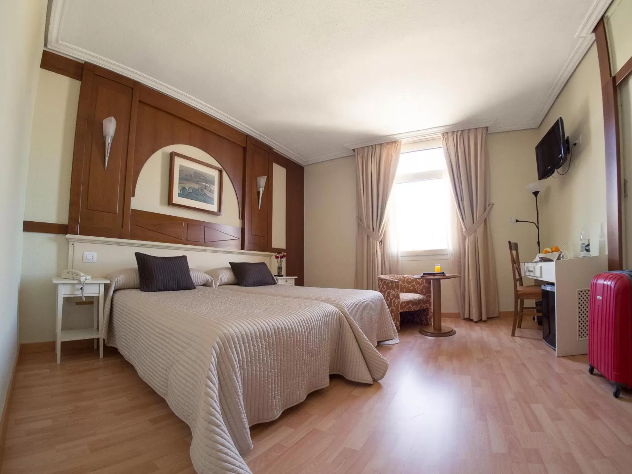 Bedroom, Bed in Hotel Pasarela