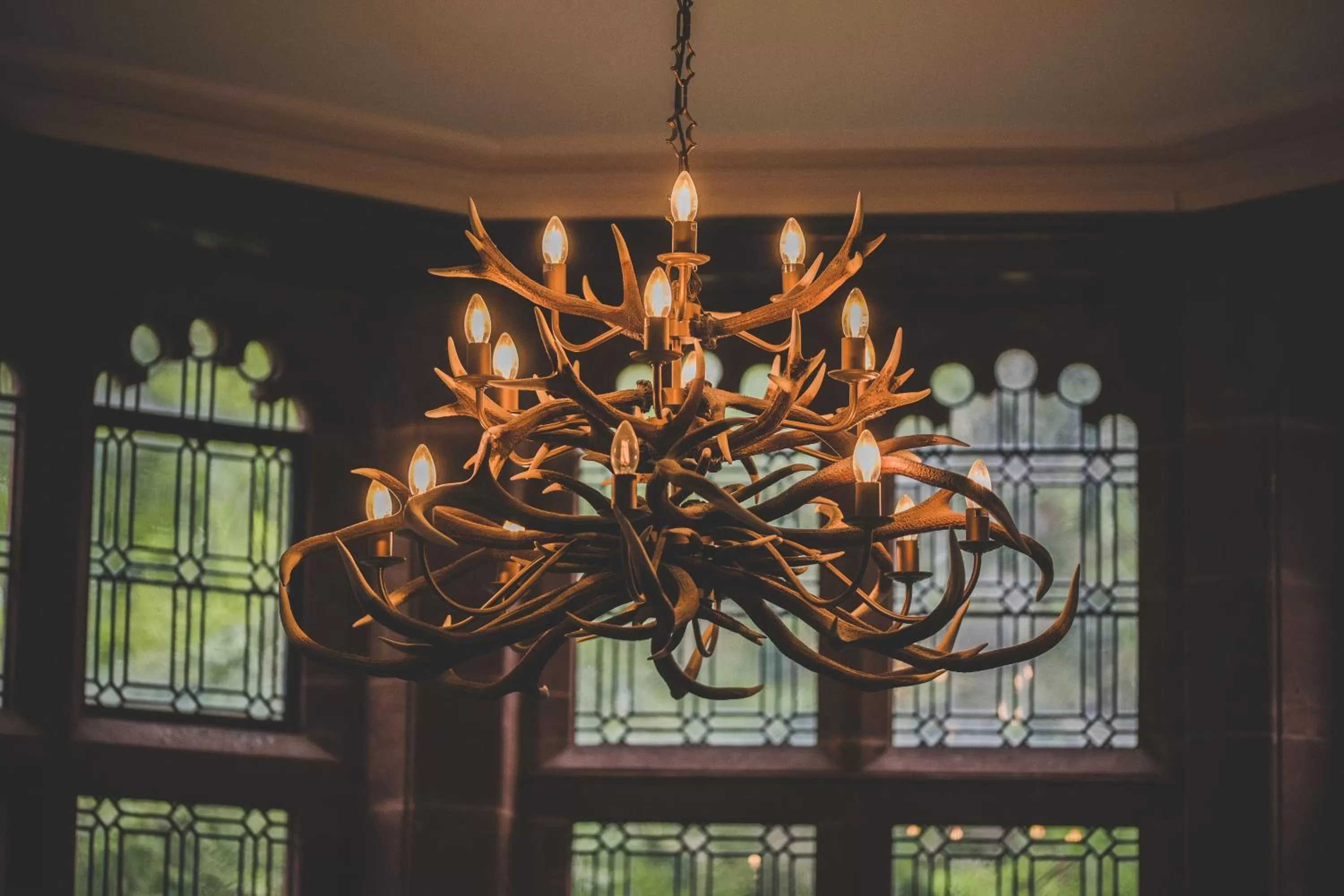 Decorative detail in Caer Rhun Hall Hotel