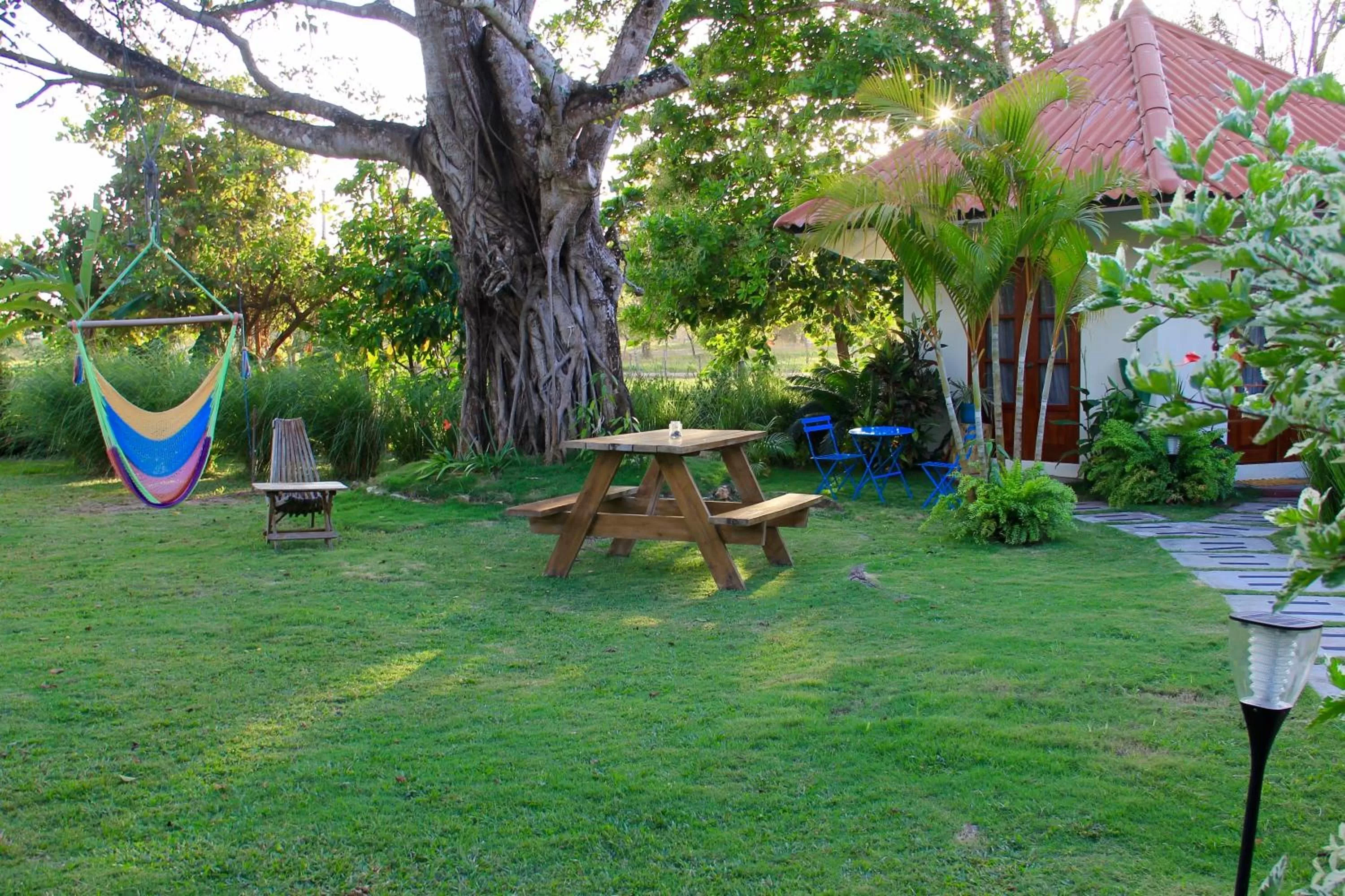 Garden in Cabañas La Casa de Pucha