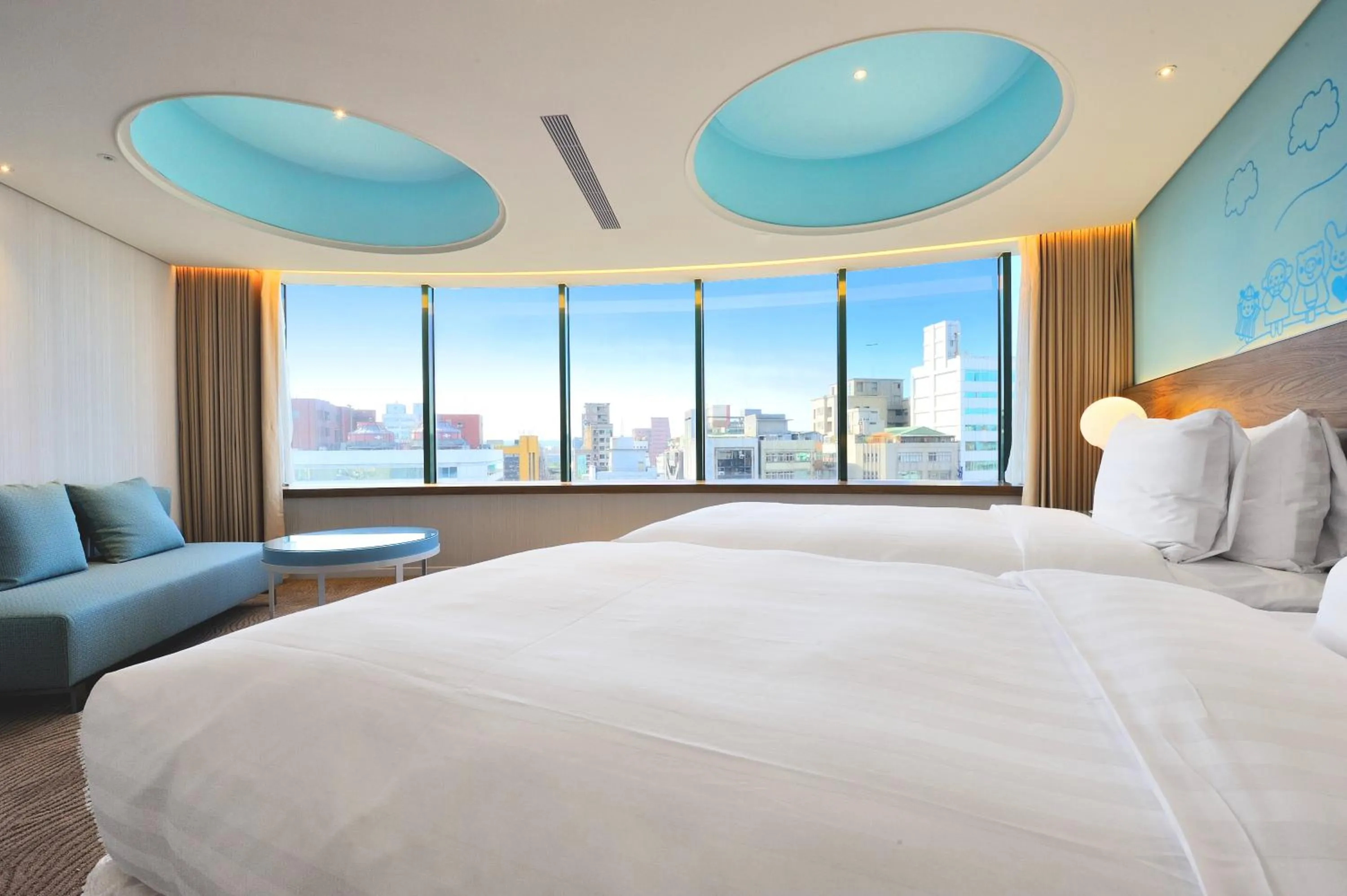 Bed in Green World Hotel - Zhonghua