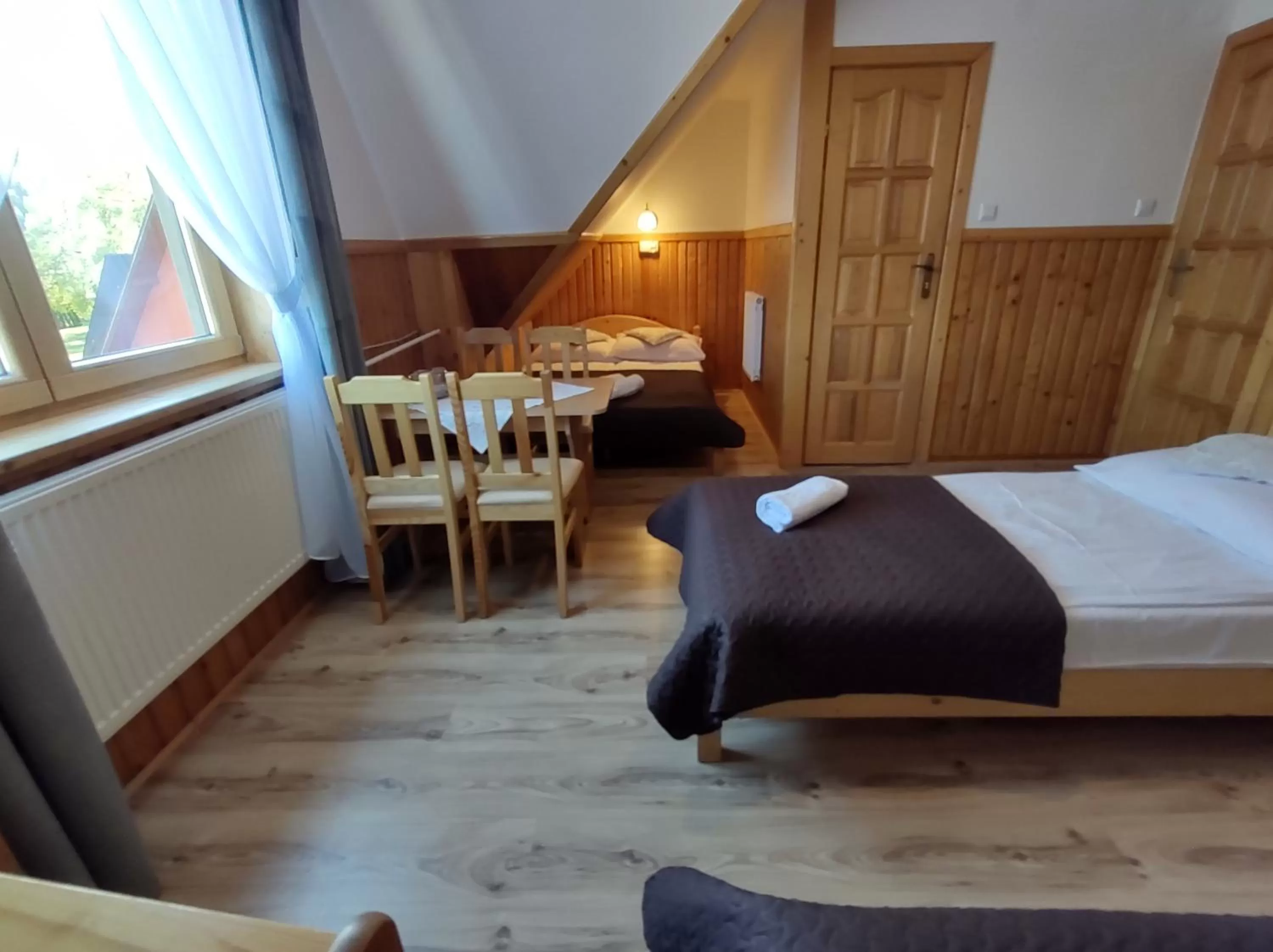 Bed in Noclegi U Reni