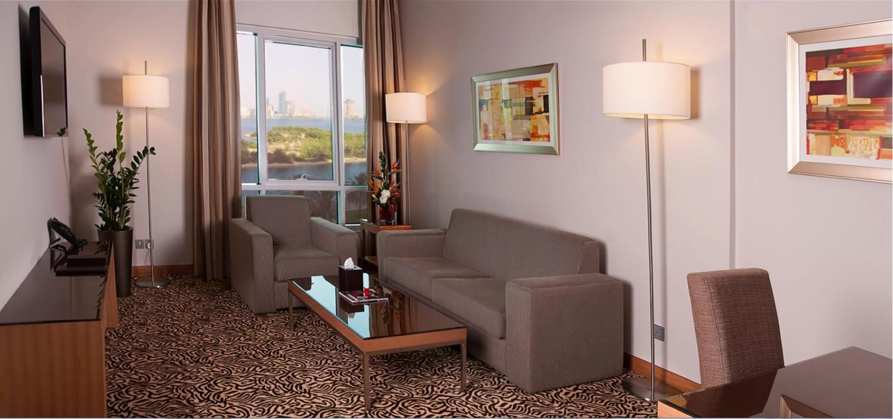 Living room in Copthorne Hotel Sharjah