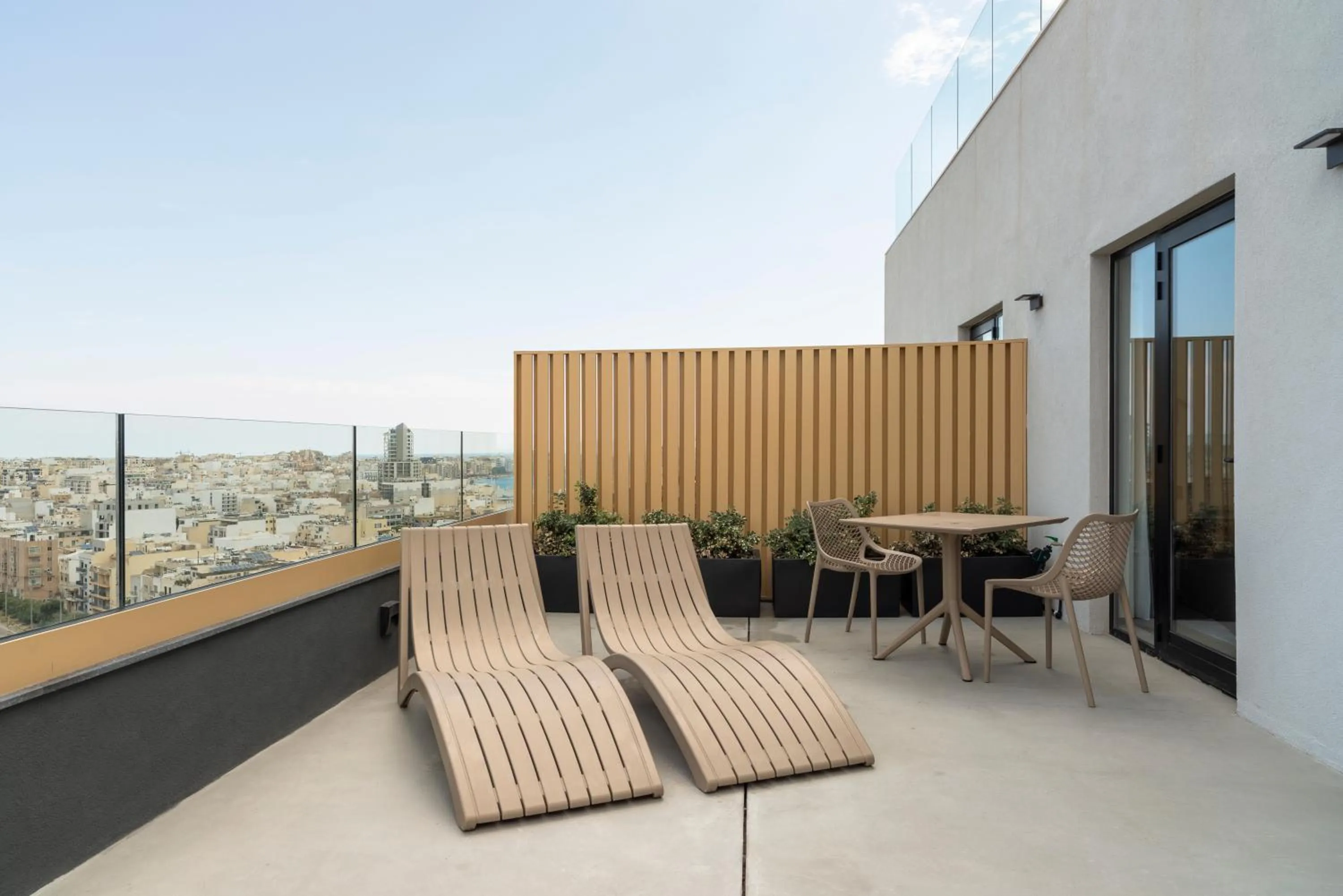 Balcony/Terrace in Aparthotel Adagio Malta Central