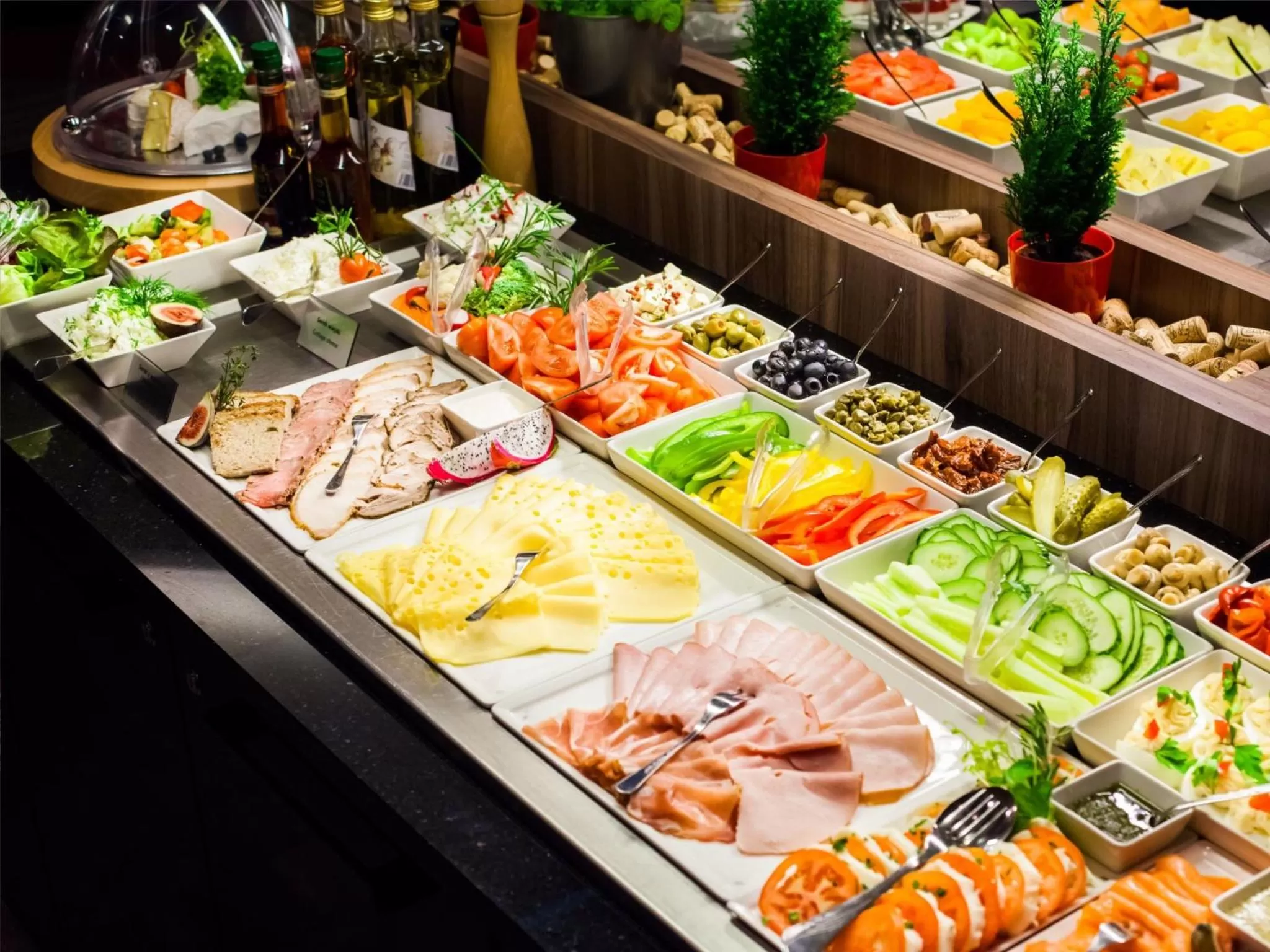 Food close-up in Qubus Hotel Kraków