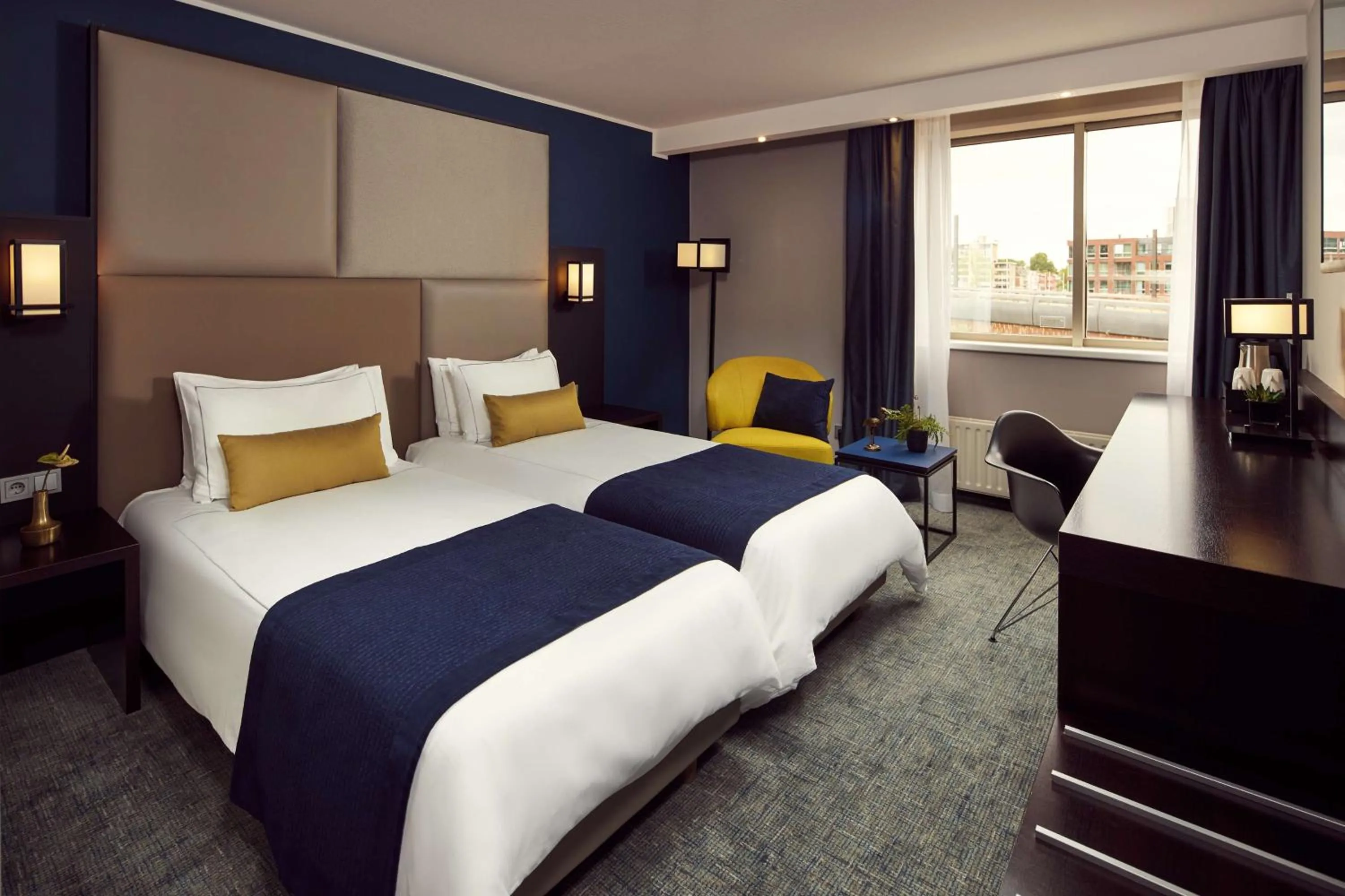 Bedroom, Bed in Park Plaza Utrecht