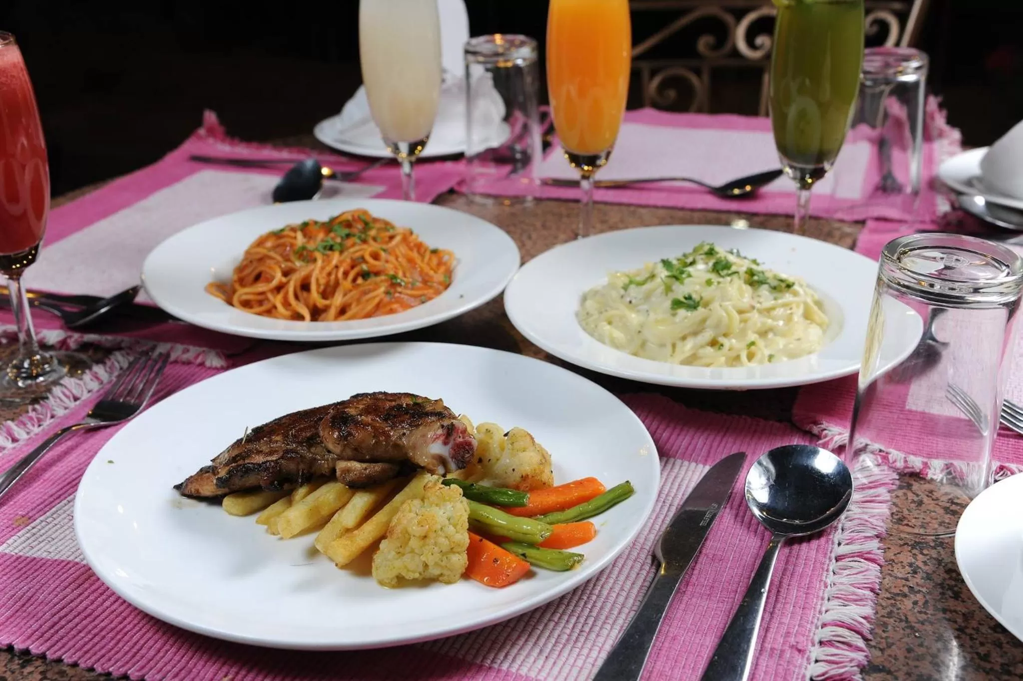 Food close-up in Apsara Boutique Hotel