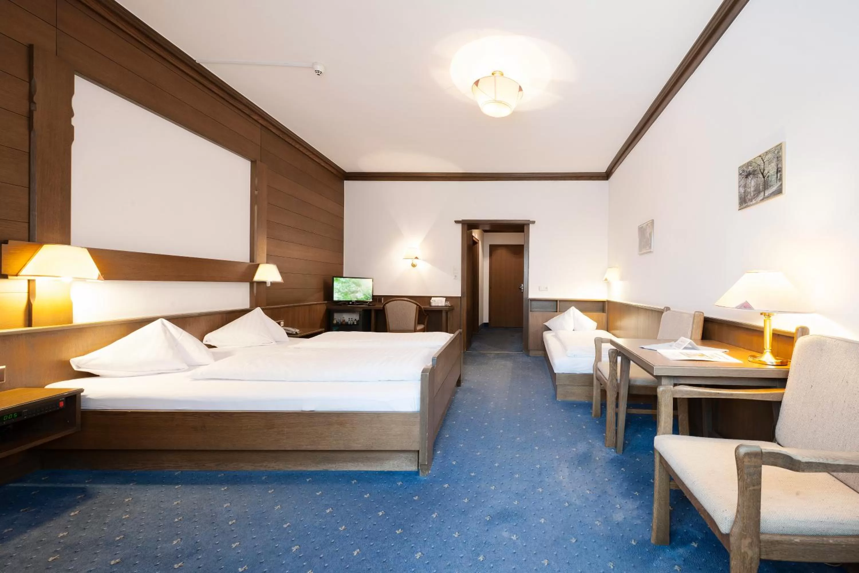 Photo of the whole room, Bed in Hotel Goldener Löwe